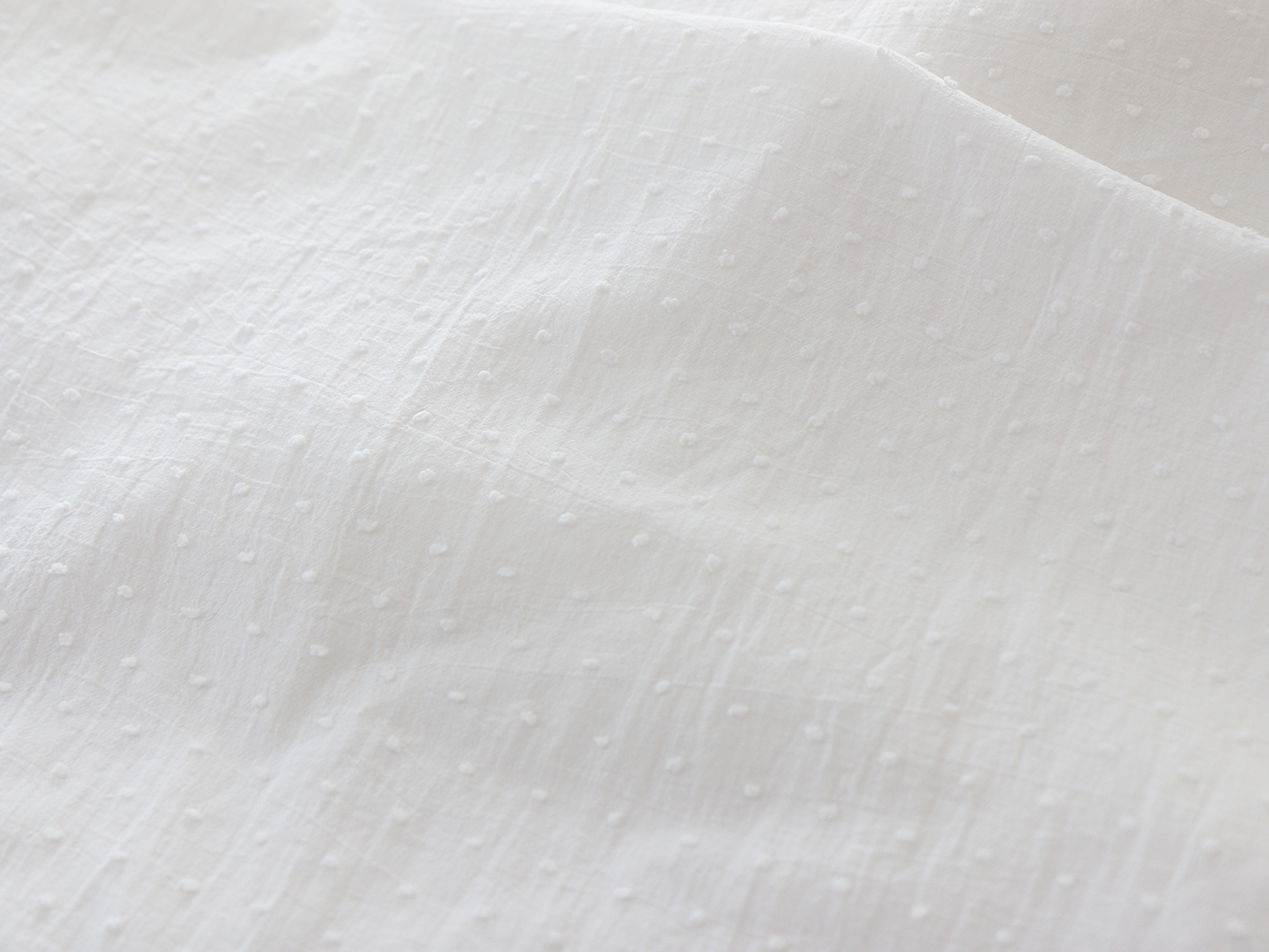 картинка Батист с мушками белый - молочный.  от магазина Ариши Рукодельные нежности