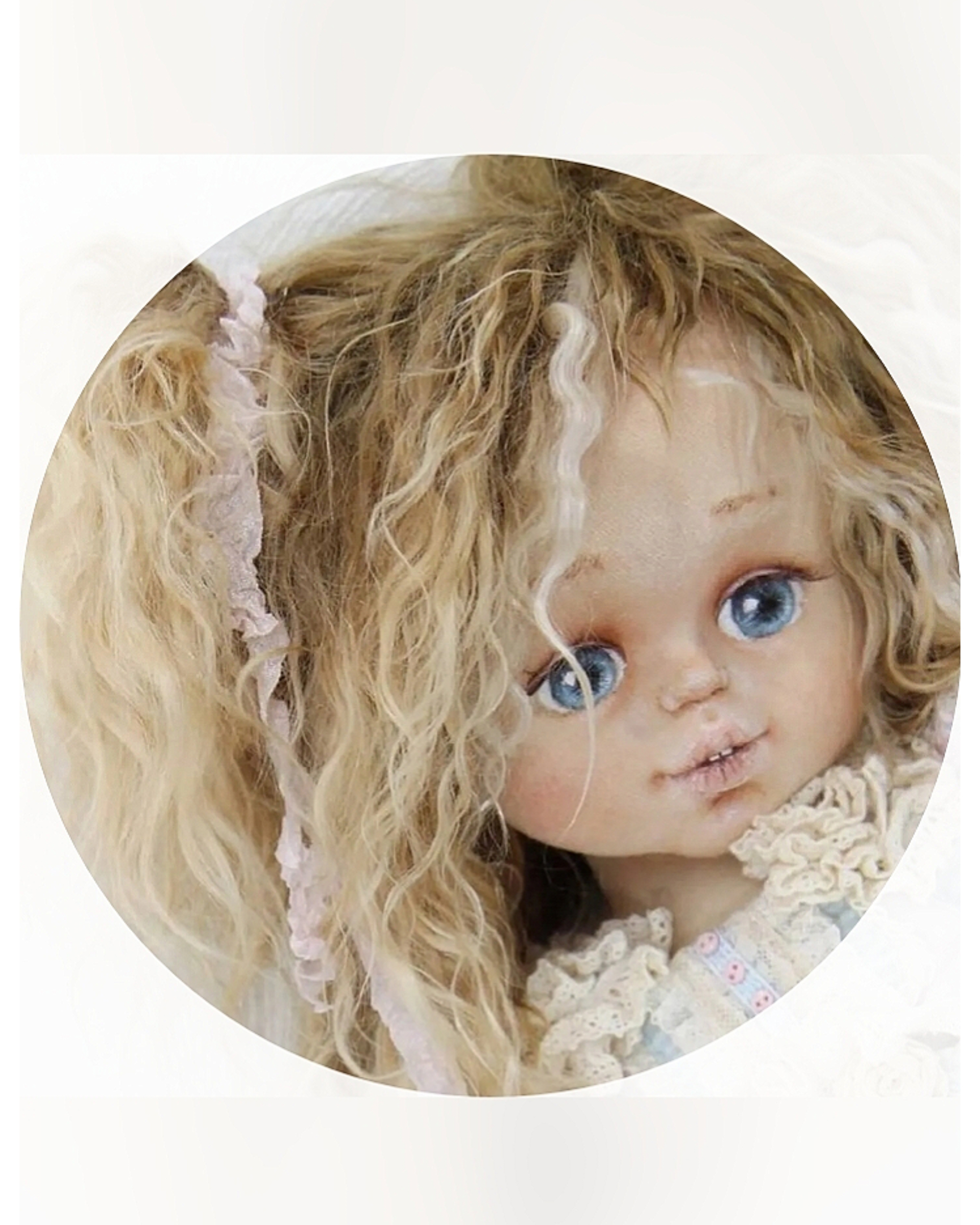 фото  Видео-курс : Голова. Куклы в рюшах школа кукол Ариши