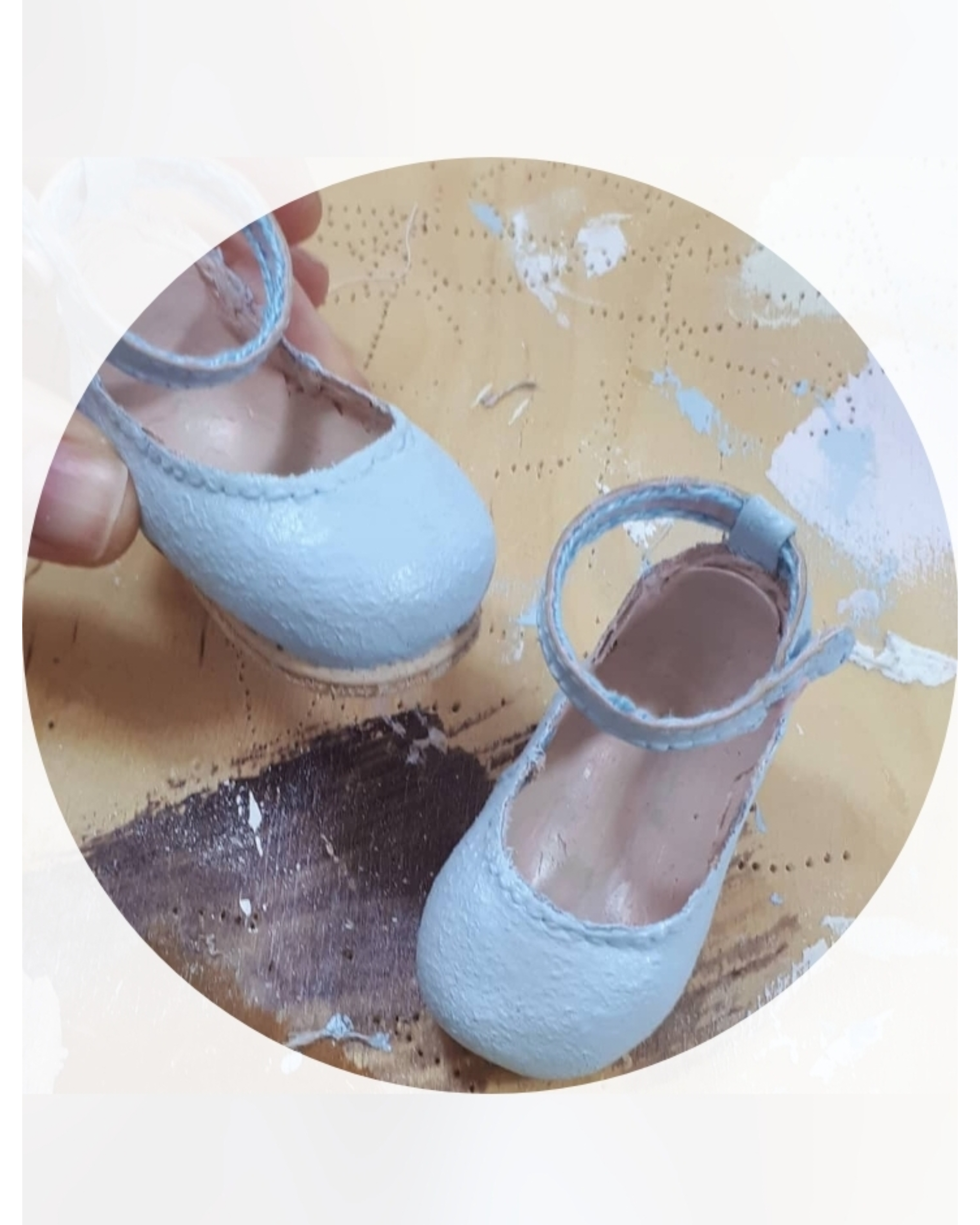 фото  Видео-курс: волшебные туфельки. Куклы в рюшах школа кукол Ариши