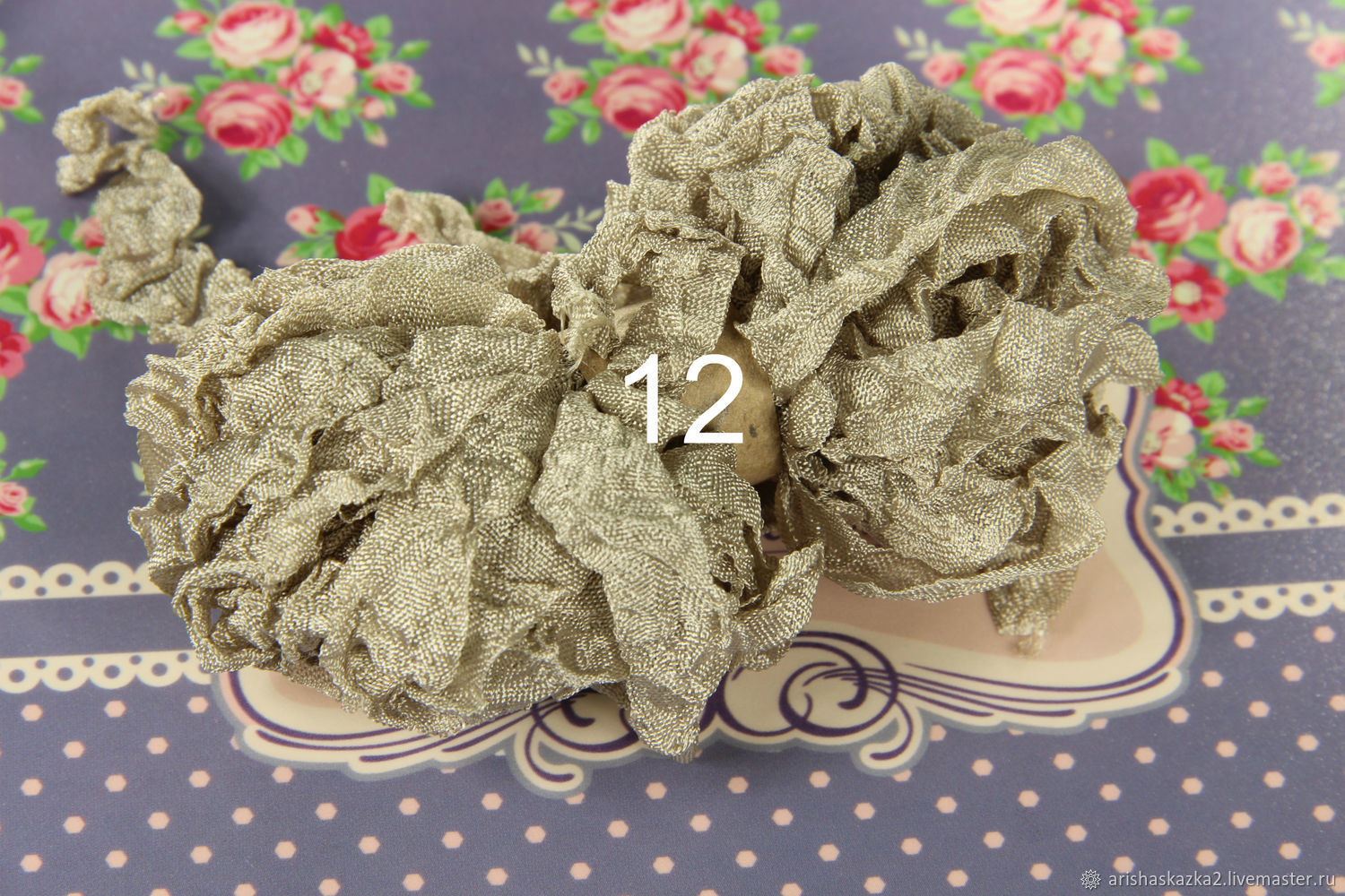 фото Шебби-лента №12 от магазина Ариши "Кукольные нежности"