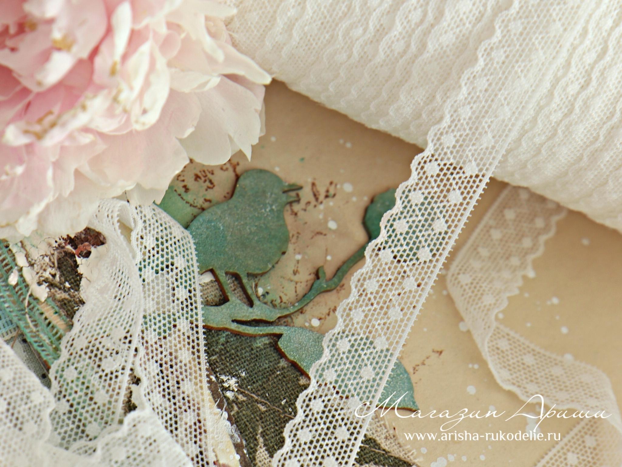 картинка Кружево нейлон арт. 23207. Тонкое, мягкое кружево. Стрейч от магазина Ариши Рукодельные нежности