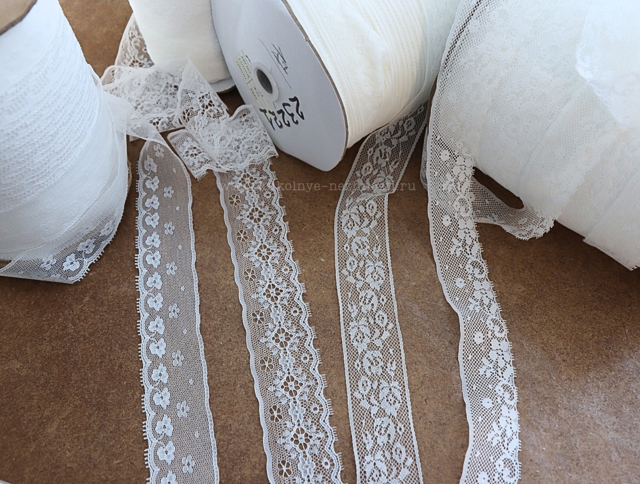 картинка Кружево нейлон арт. 23221. Тонкое, мягкое кружево.  от магазина Ариши Рукодельные нежности