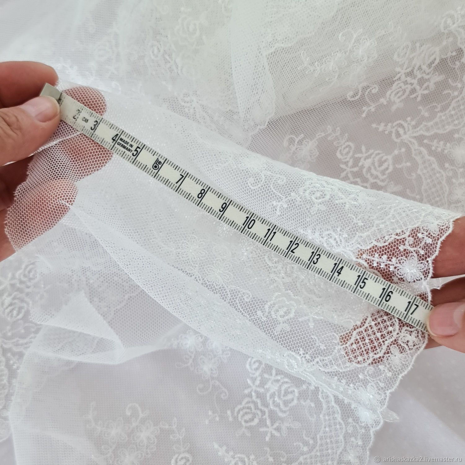 картинка Кружево арт.3007. Кружево на сеточке от магазина Ариши Рукодельные нежности