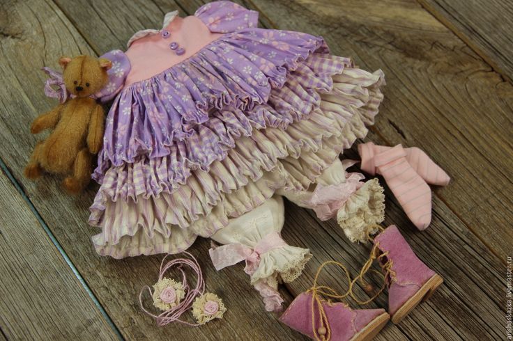 фото  Видео-курс: одежда кукол в рюшах школа кукол Ариши