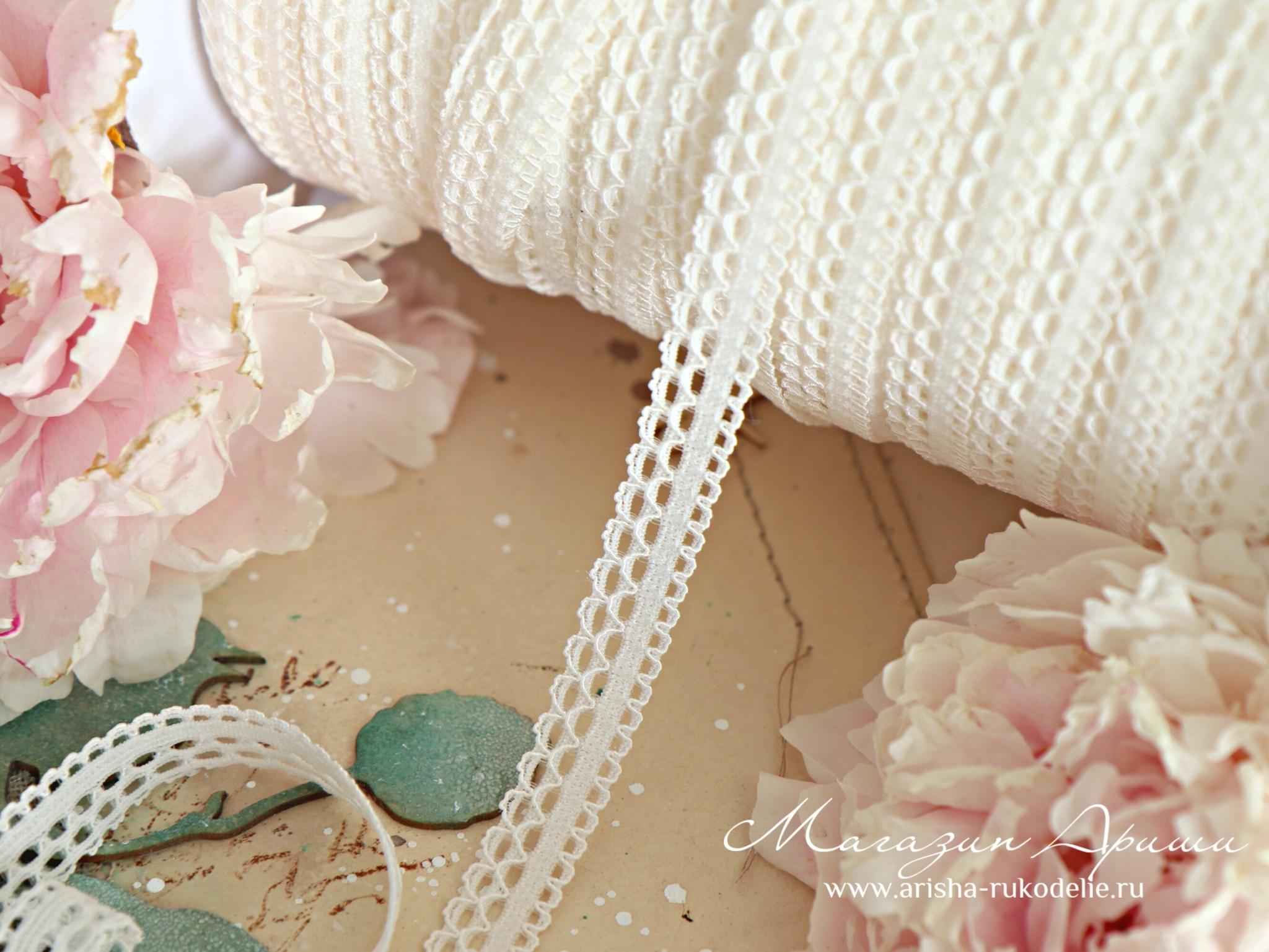 картинка Кружево нейлон арт. 23216. Тонкое, мягкое кружево. Стрейч от магазина Ариши Рукодельные нежности