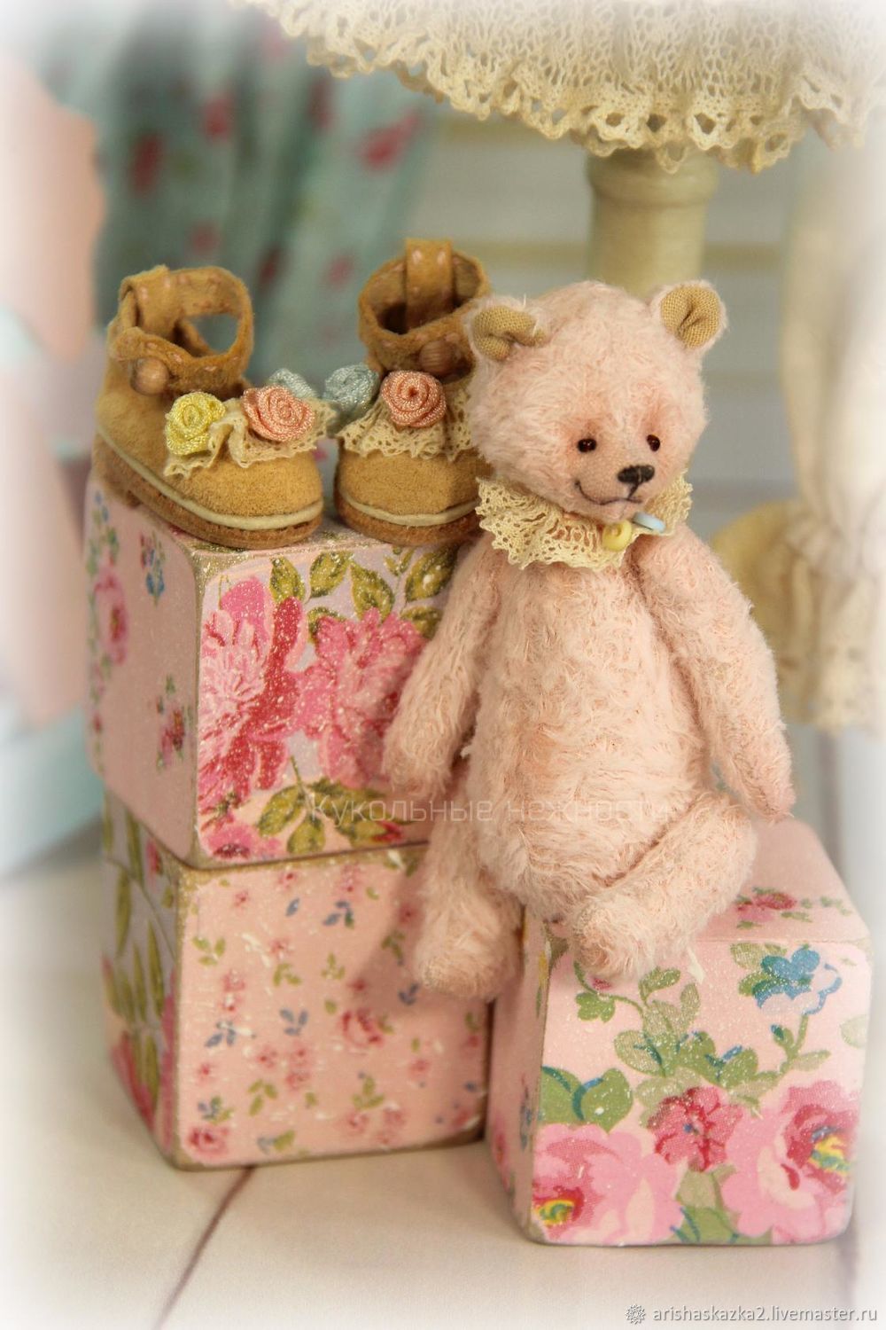 фото  Видео-курс: Мишка куклы в рюшах школа кукол Ариши