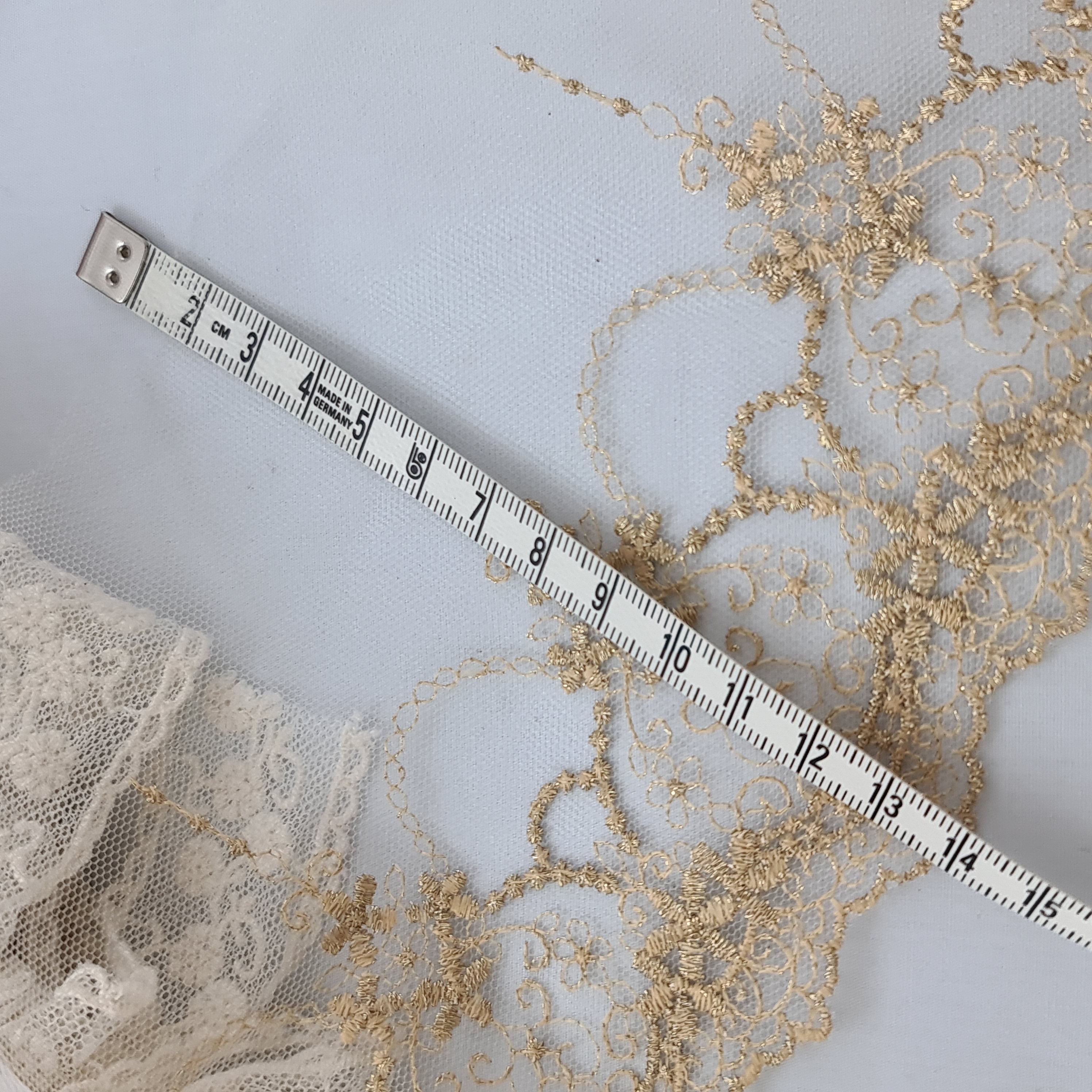 картинка Кружево  золотое 3005. Кружево люрекс от магазина Ариши Рукодельные нежности