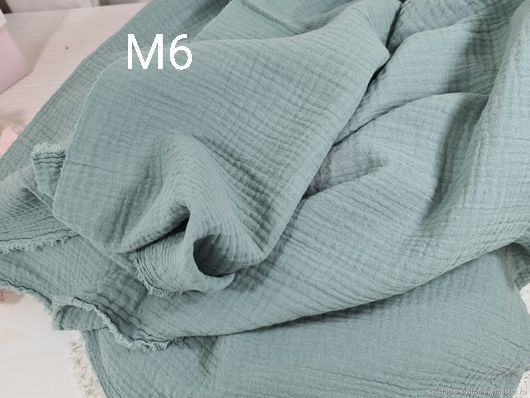 картинка Хлопок муслин М 6 . ОСТАТОК 60х60 + 40х120 от магазина Ариши Рукодельные нежности