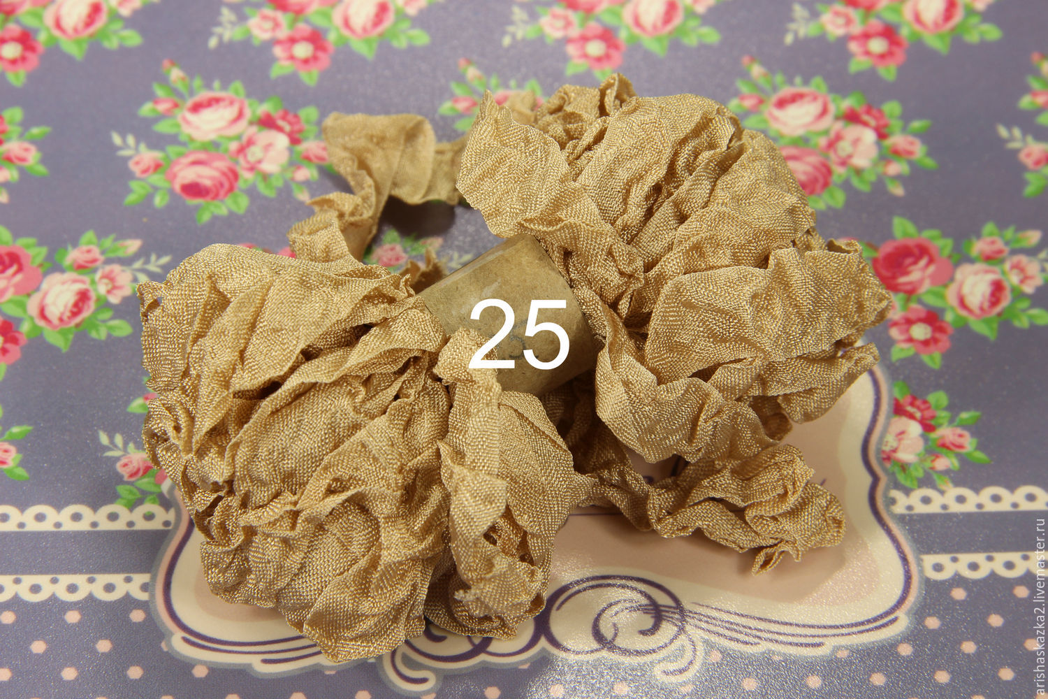 фото Шебби лента №25 от магазина Ариши "Кукольные нежности"