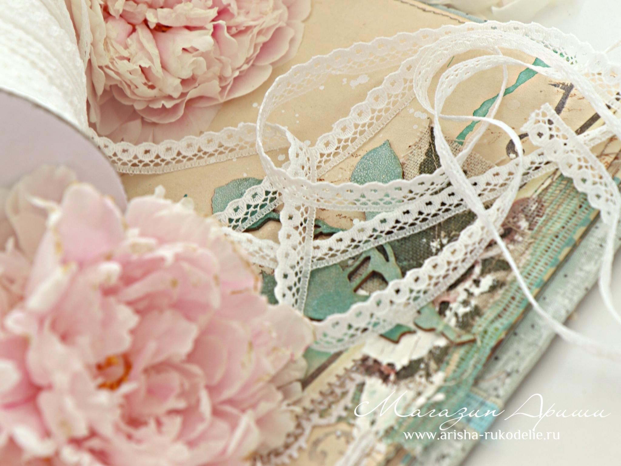 картинка Кружево нейлон арт. 23217. Тонкое, мягкое кружево.  от магазина Ариши Рукодельные нежности