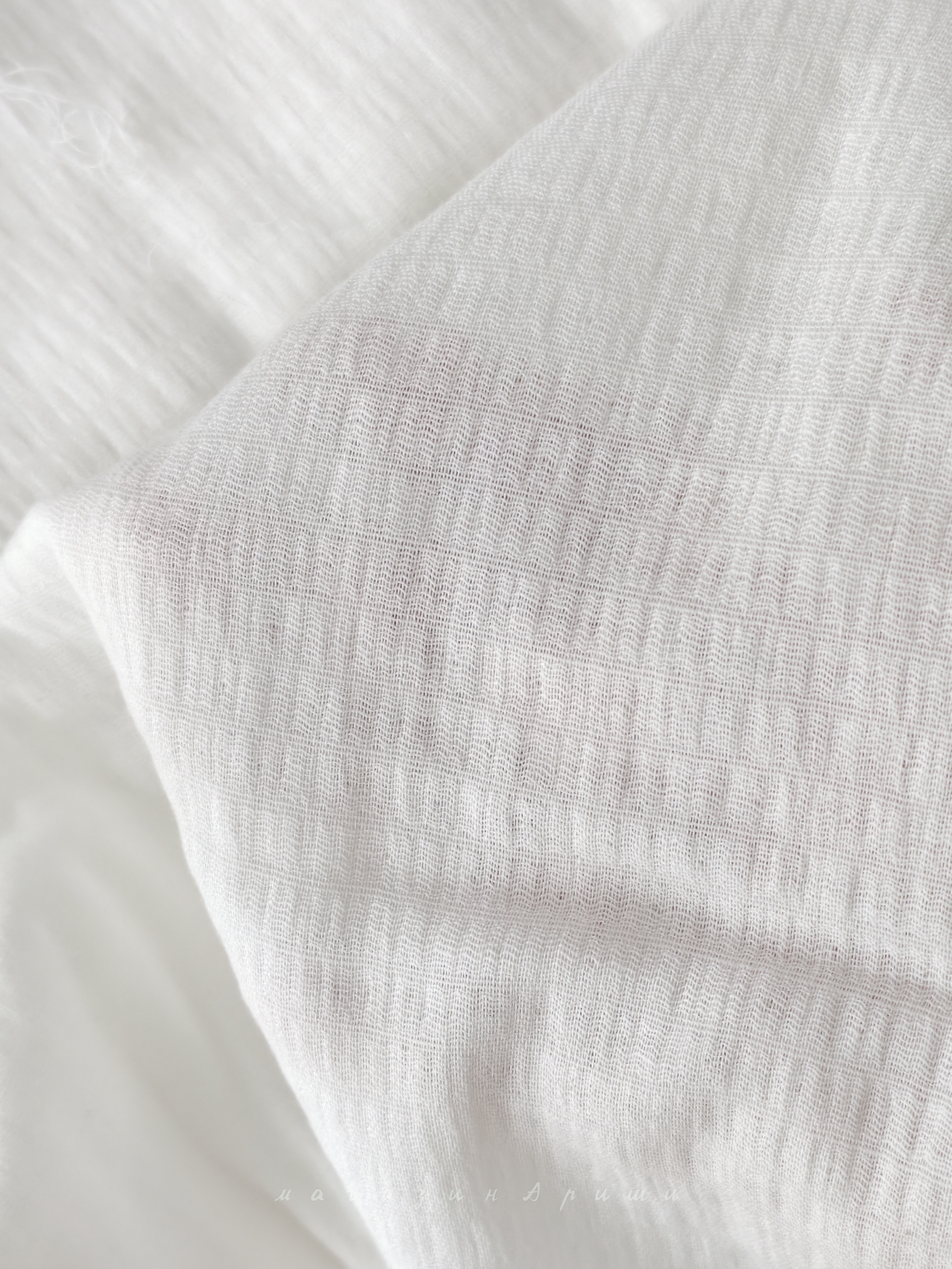 Хлопок двухслойный "Воздушный" (арт. 07) с возможностью разделения на полупрозрачные слои для кукольной и летней одежды от магазина «Кукольные нежности»