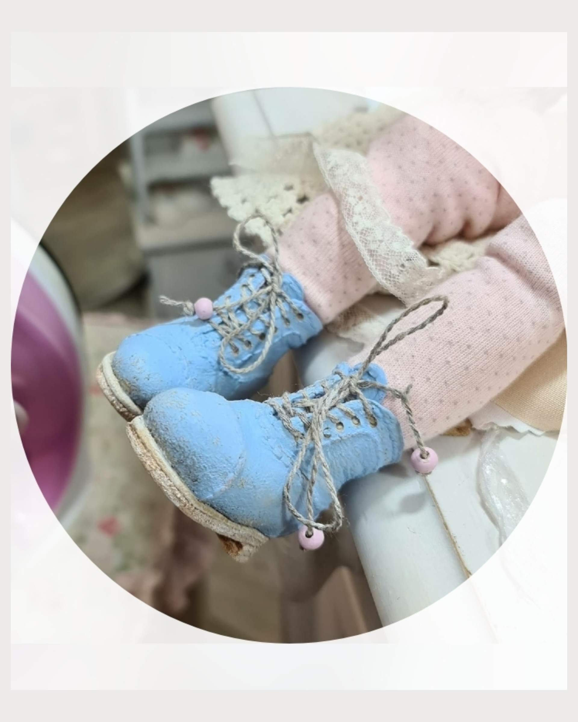 фото  Видео-курс: волшебные туфельки. Куклы в рюшах школа кукол Ариши