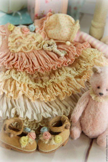 фото  Видео-курс: одежда кукол в рюшах школа кукол Ариши
