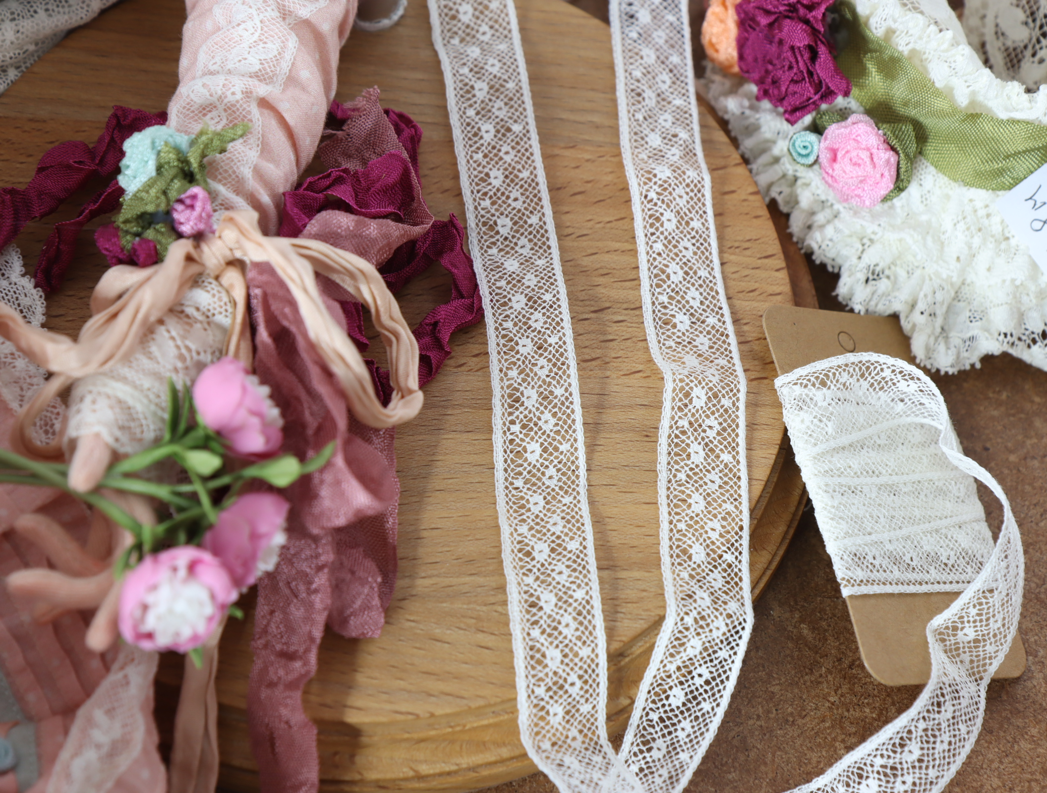 картинка Французское хлопковое кружево 216LE. Ширина 1,5см. экрю от магазина Ариши Рукодельные нежности