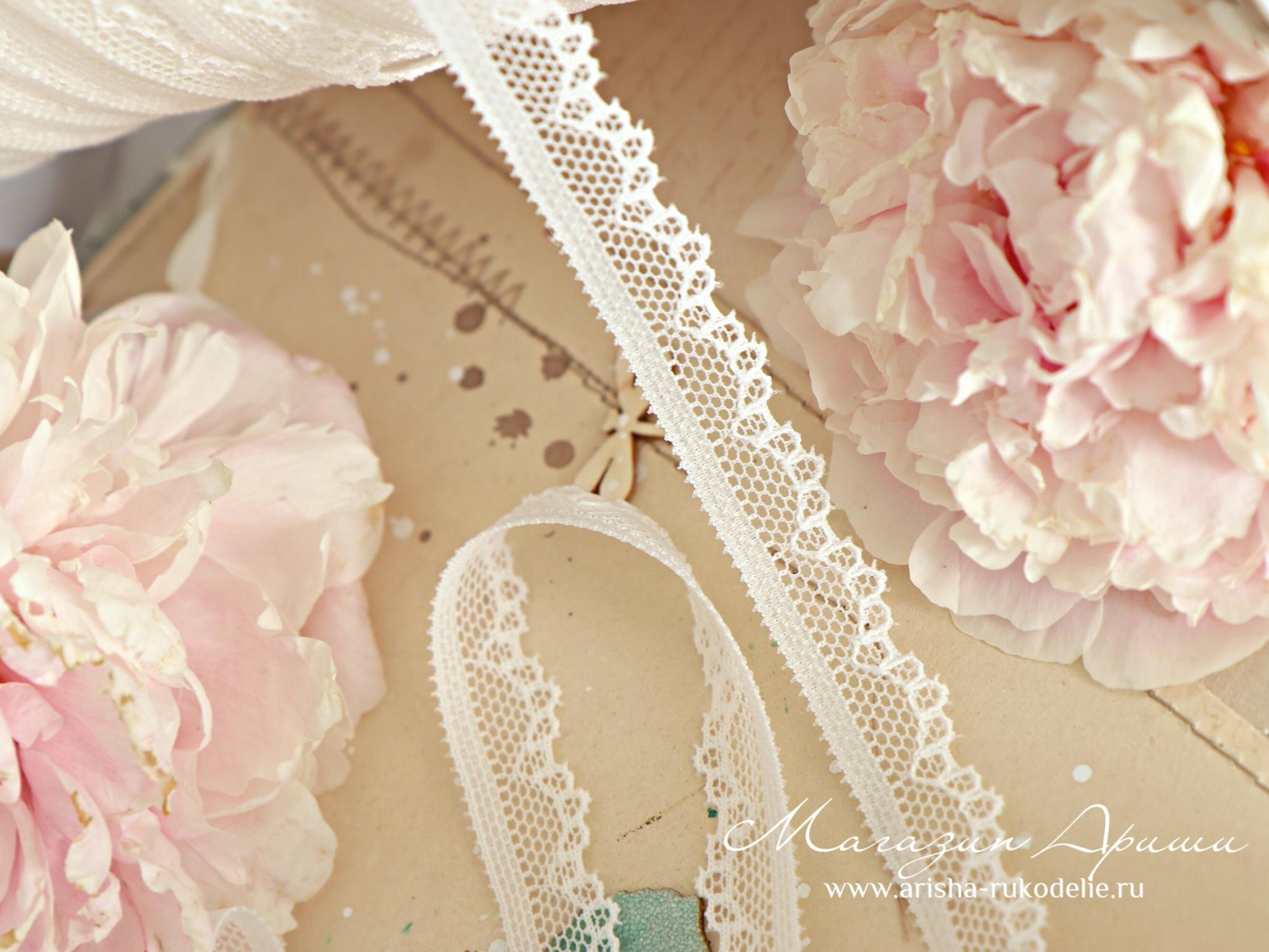 картинка Кружево нейлон арт. 23215. Тонкое, мягкое кружево. Стрейч от магазина Ариши Рукодельные нежности