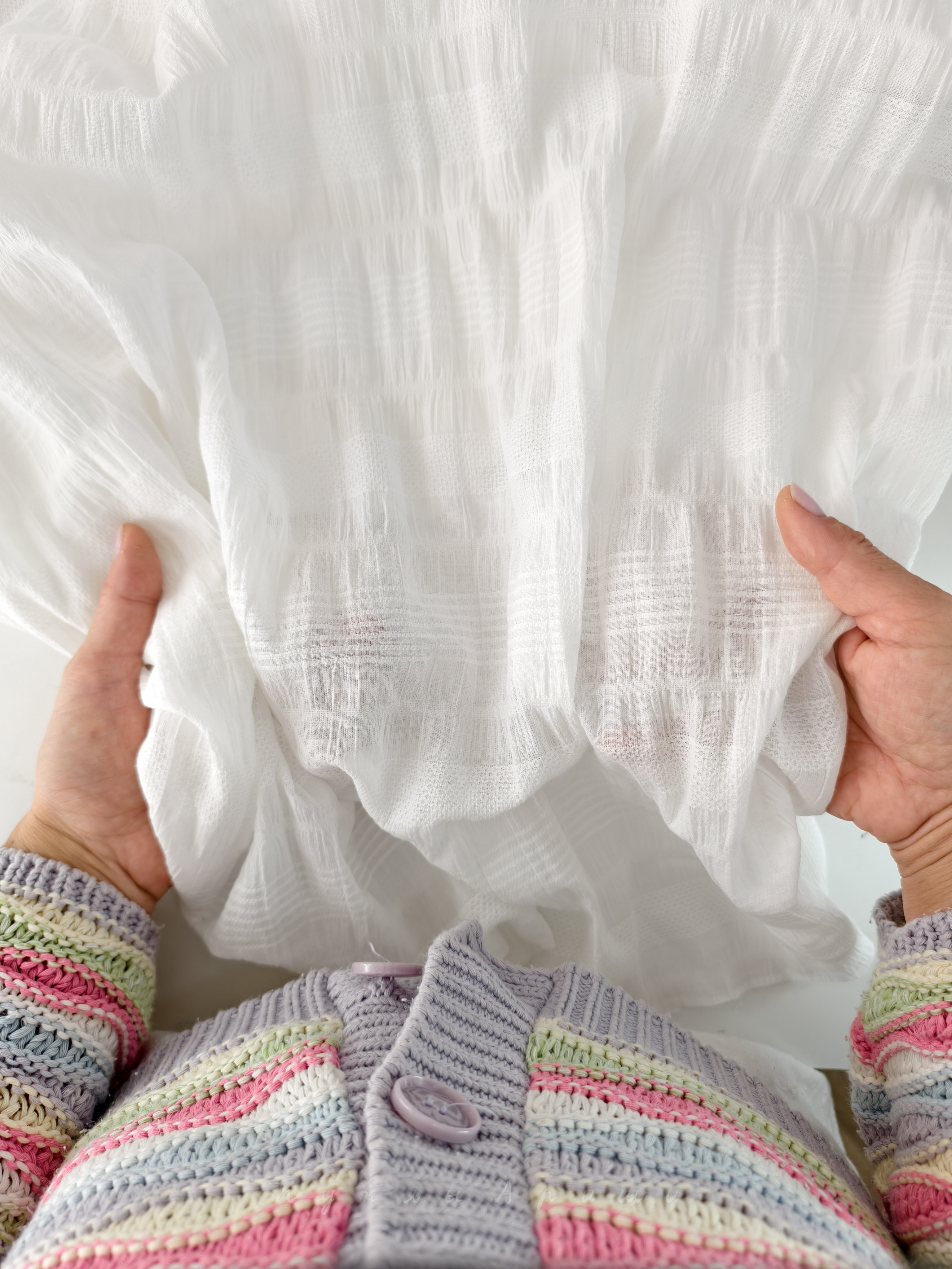 картинка Хлопок фактурный арт. 1.  Цвет молочный от магазина Ариши Рукодельные нежности