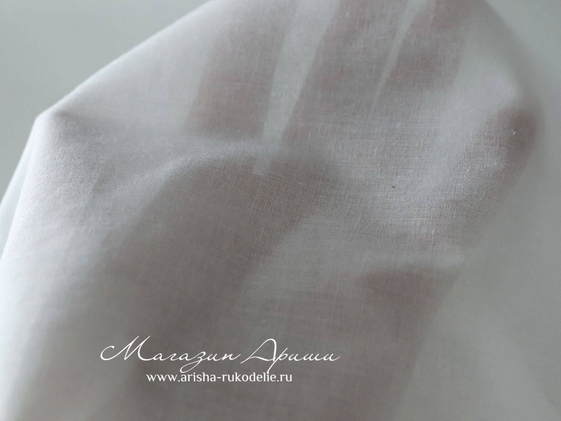 картинка Хлопок тонкий, бязь белый  от магазина Ариши Рукодельные нежности