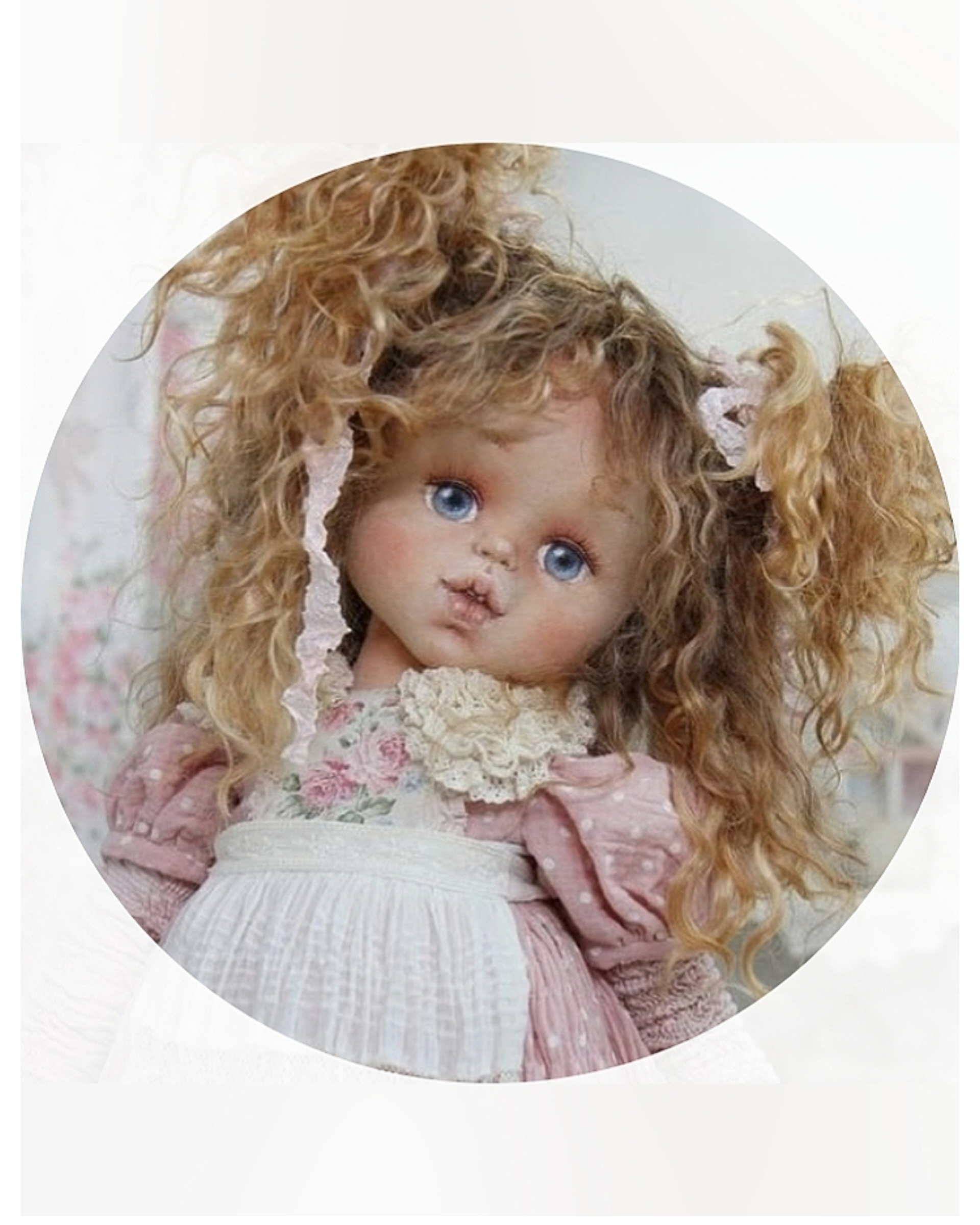 фото  Видео-курс : Голова. Куклы в рюшах школа кукол Ариши