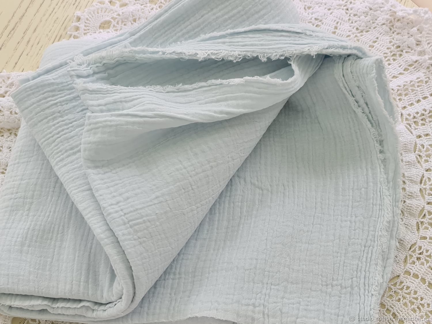 картинка Хлопок муслин .Муслин жатый ( М4 ) от магазина Ариши Рукодельные нежности