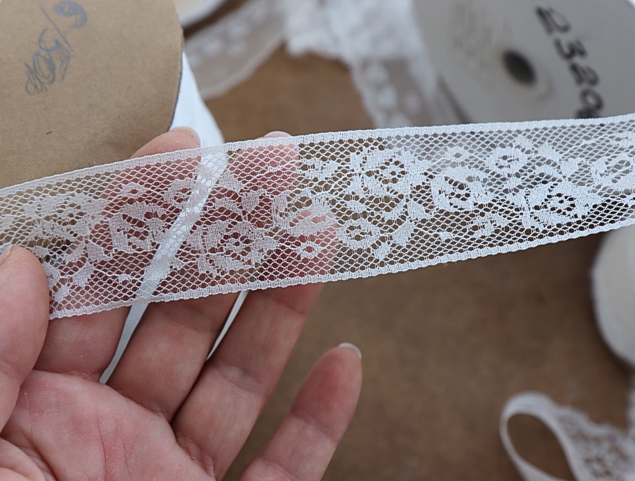 картинка Кружево нейлон арт. 23221. Тонкое, мягкое кружево.  от магазина Ариши Рукодельные нежности
