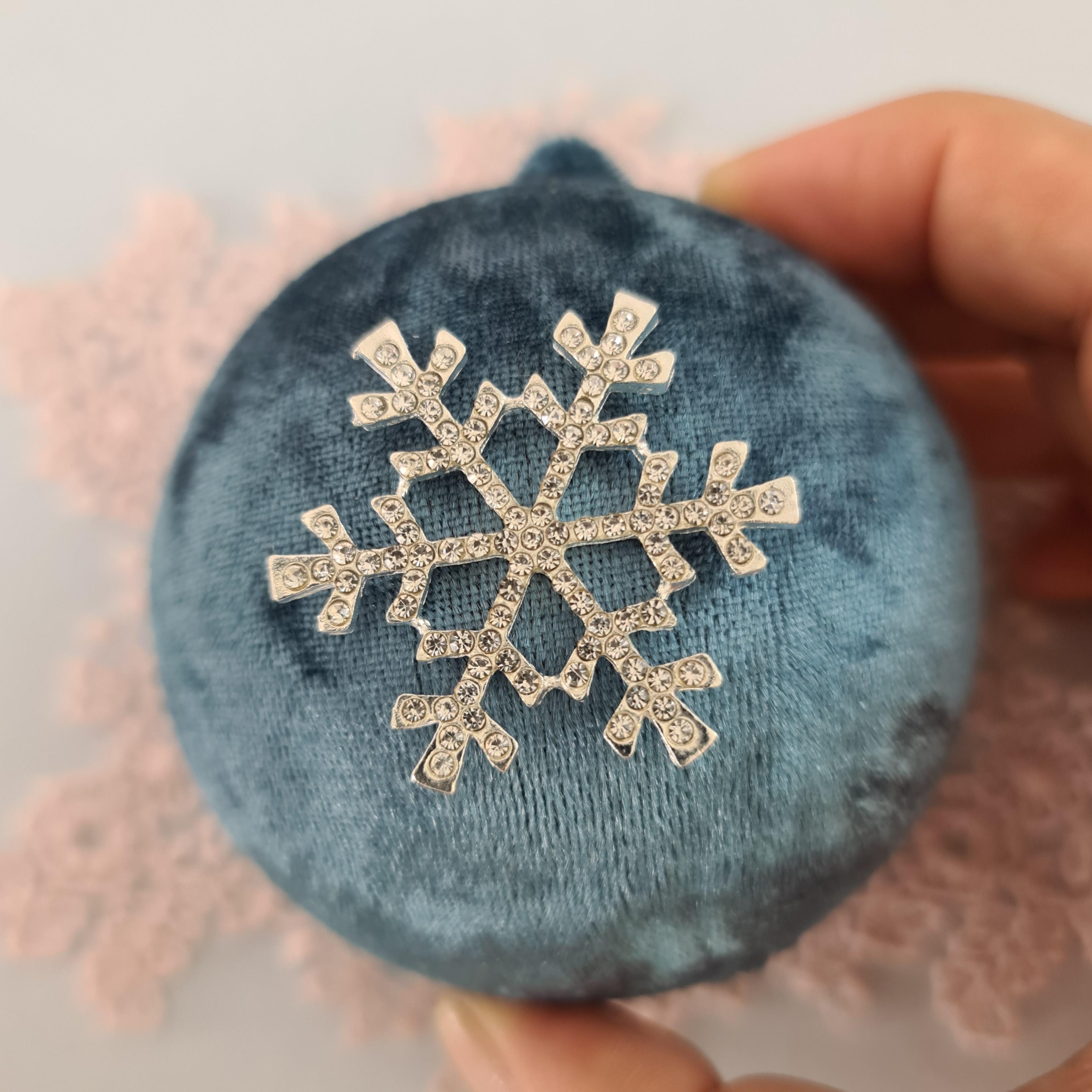 Детальное фото декоративной фигурки "Украшение  Снежинка 1208." из пластика - магазин Ариши