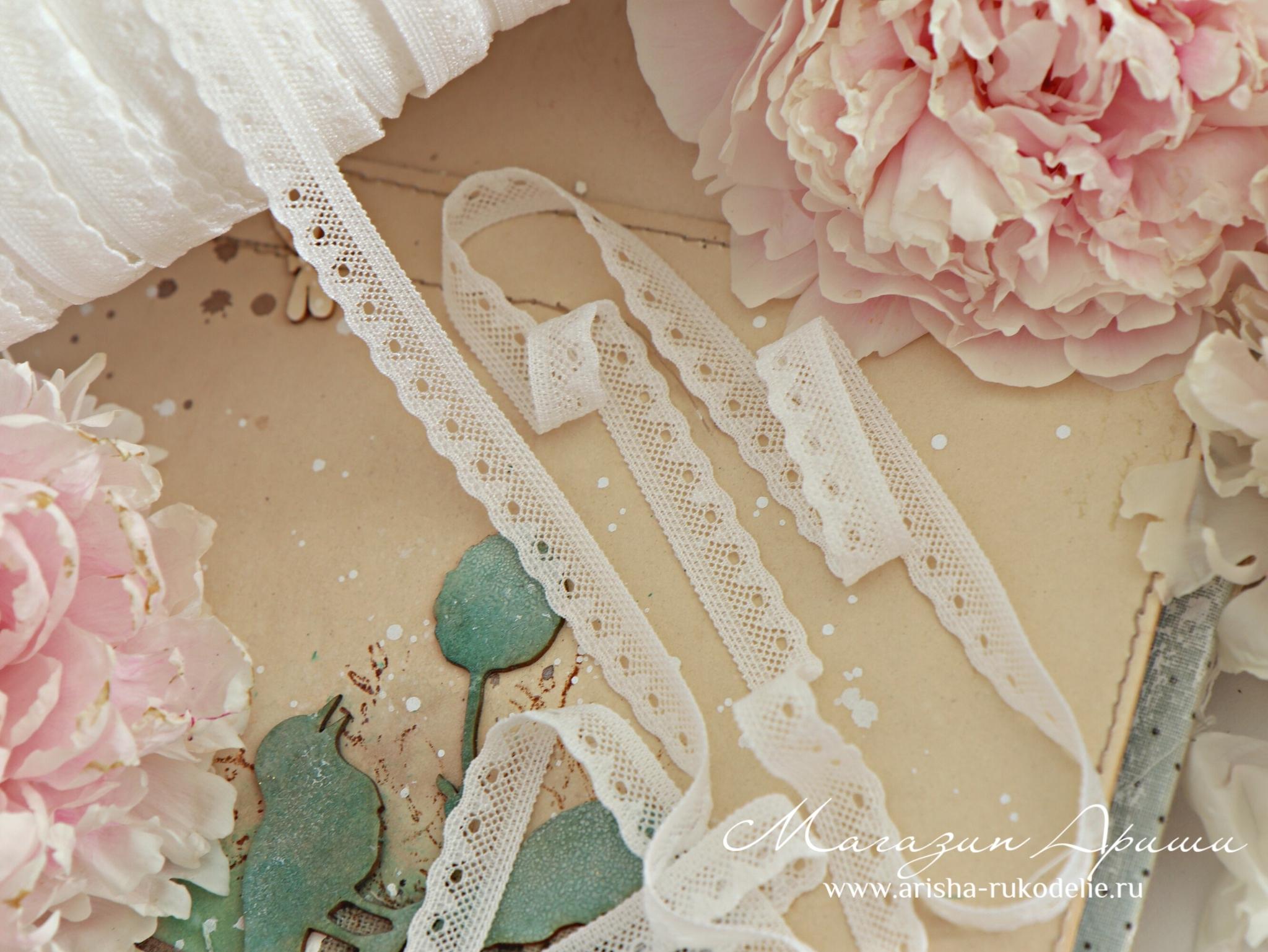 картинка Кружево нейлон арт. 23218. Тонкое, мягкое кружево. Стрейч от магазина Ариши Рукодельные нежности