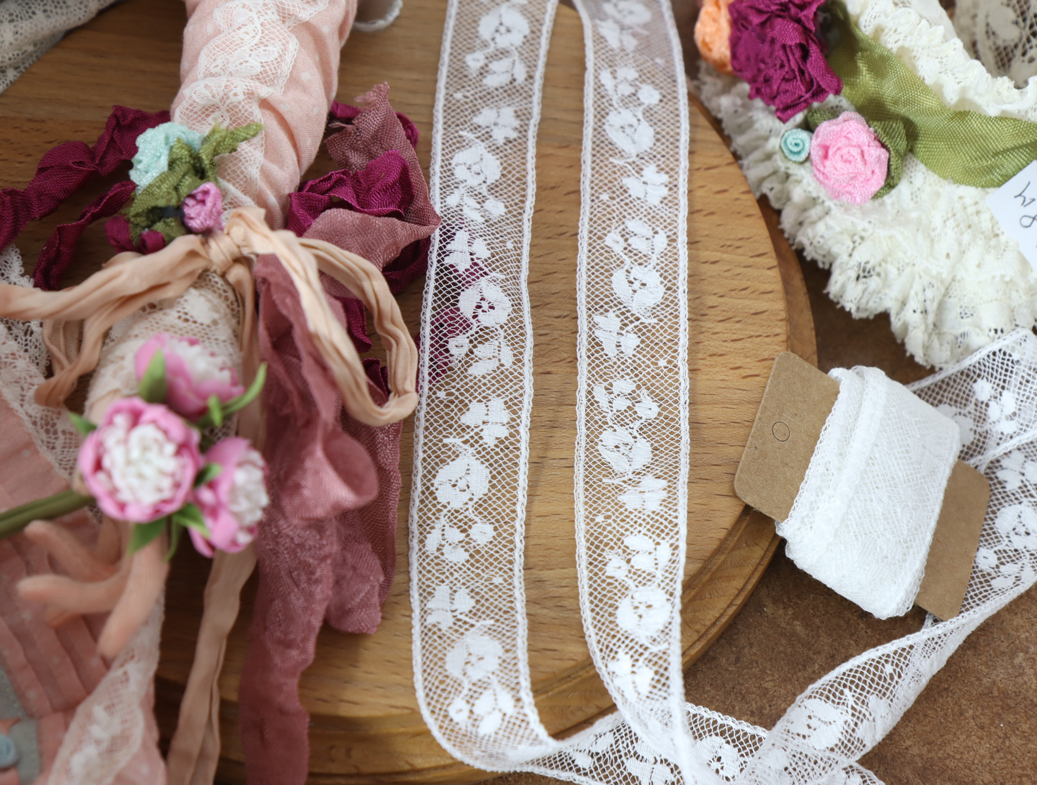 картинка Французское хлопковое кружево  302. Ширина 1,8см. молочный от магазина Ариши Рукодельные нежности