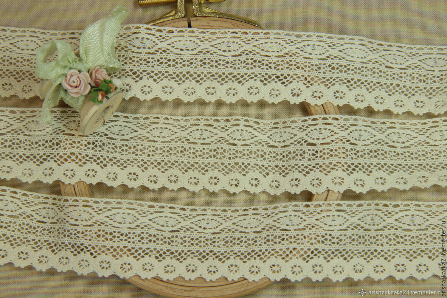 картинка Кружево хлопок 3 см от магазина Ариши Рукодельные нежности