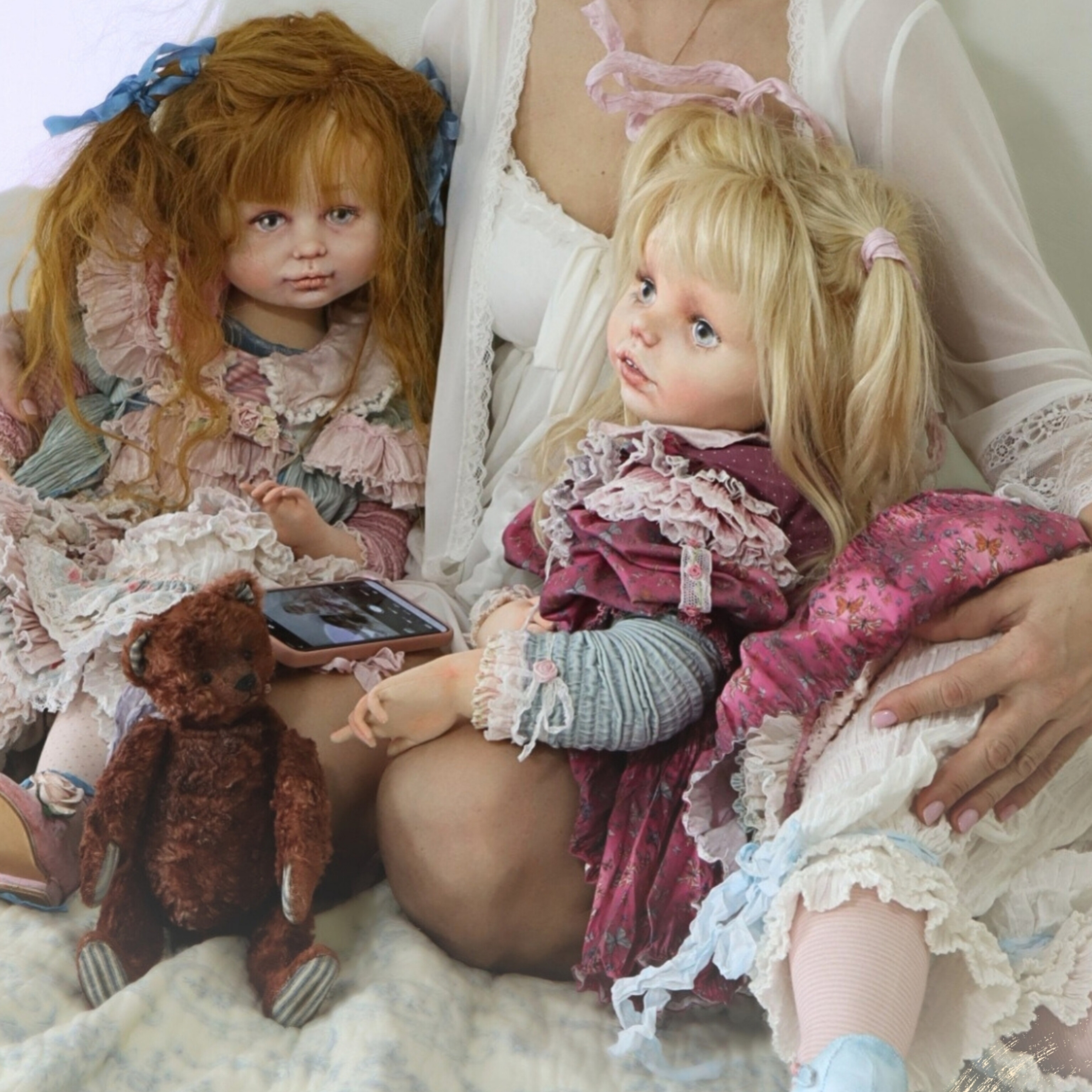 фото  Видео-курс: Пушинки. Куклы в рюшах 2024+.  Искусство кукольной нежности школа кукол Ариши