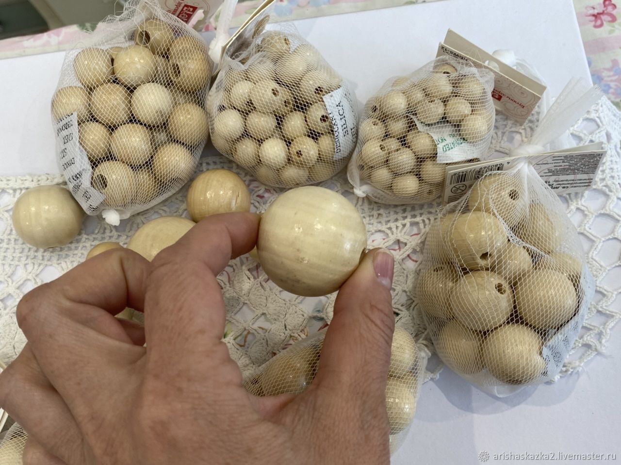 Детальное фото материалов для создания кукол - магазин Кукольные нежности