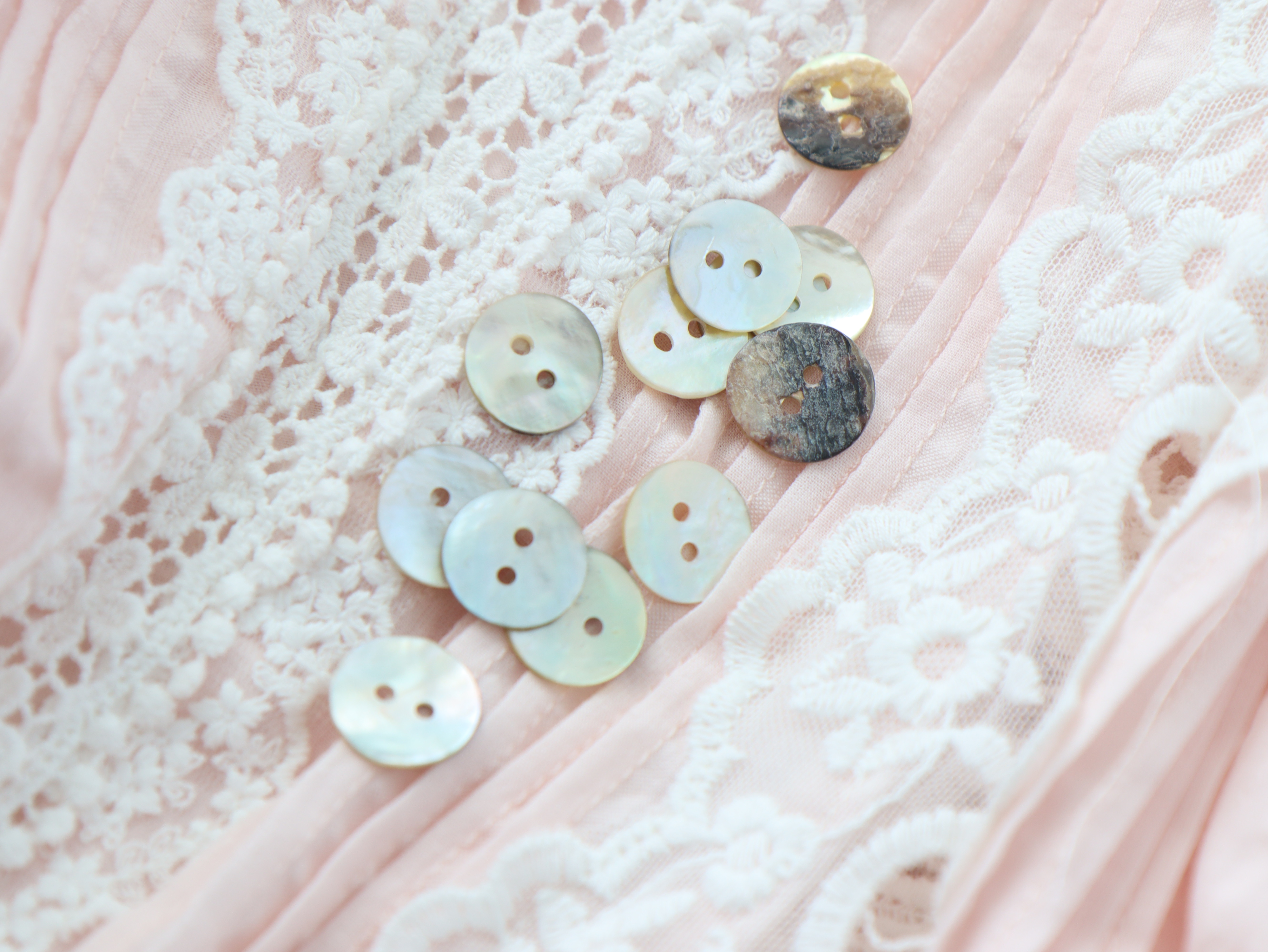 картинка Пуговицы ракушка. Диаметр 15мм. Цена за 1шт. от магазина Ариши Рукодельные нежности