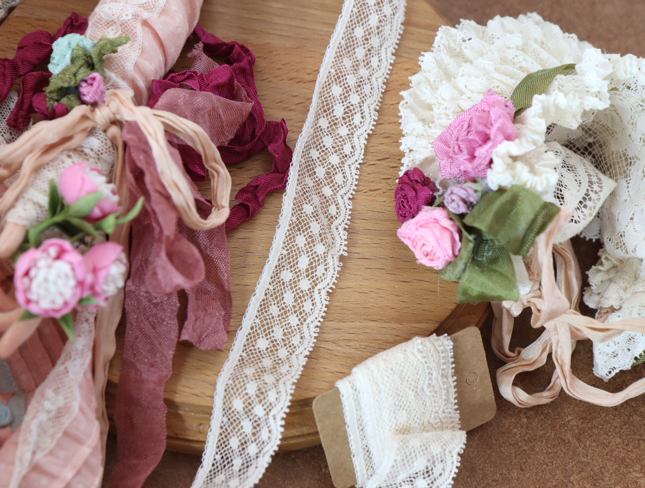 картинка Французское хлопковое кружево 247ba Ширина 2см. темный экрю от магазина Ариши Рукодельные нежности