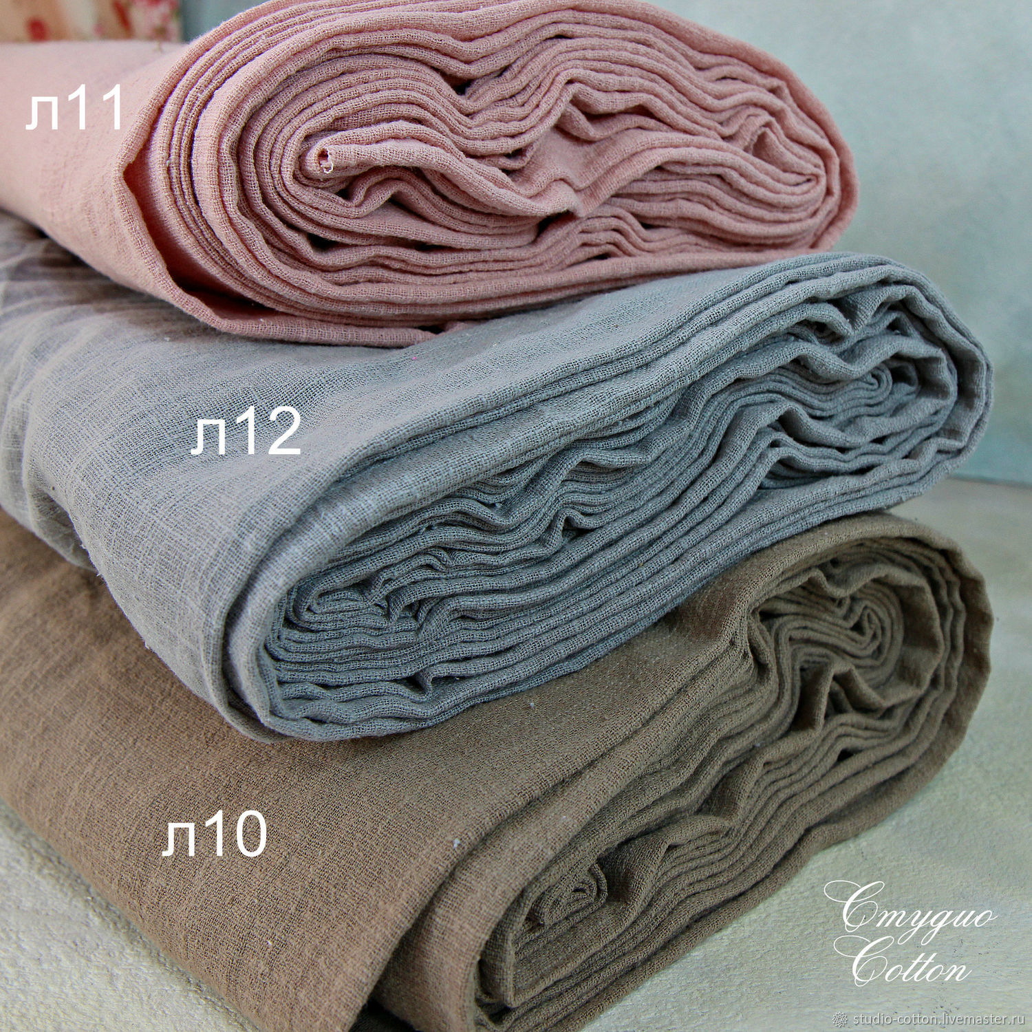 картинка Лён - марлёвка Л11  от магазина Ариши Рукодельные нежности