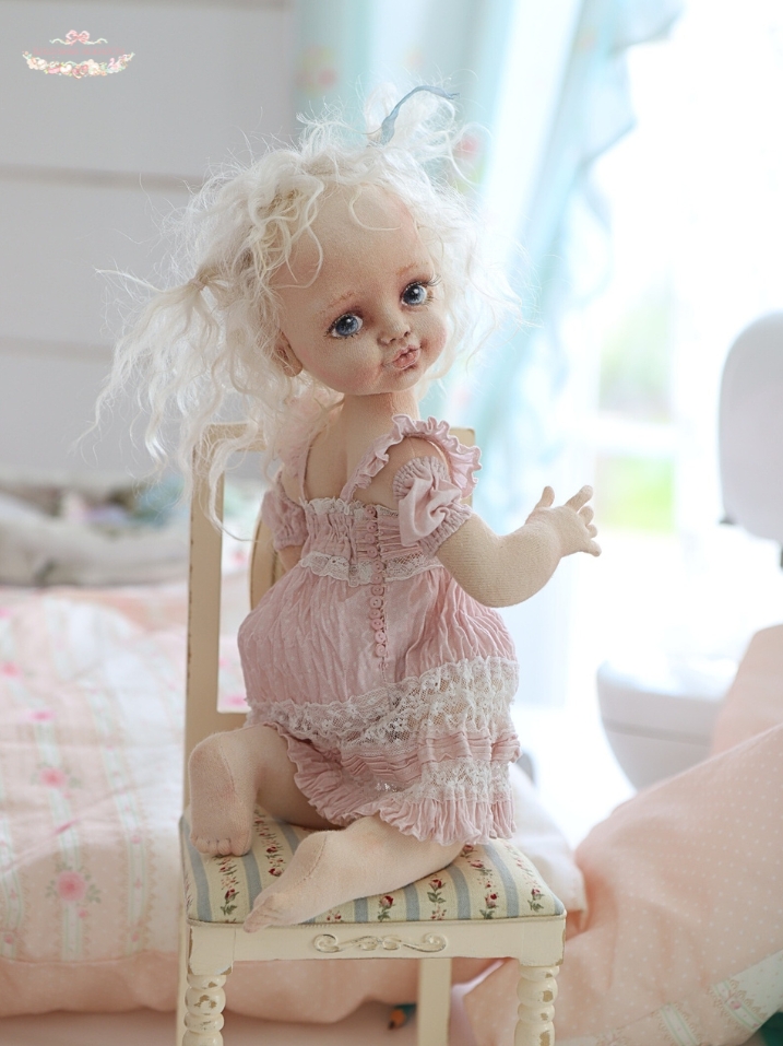 фото  Видео-курс: Пушинки. Куклы в рюшах 2024+.  Искусство кукольной нежности школа кукол Ариши