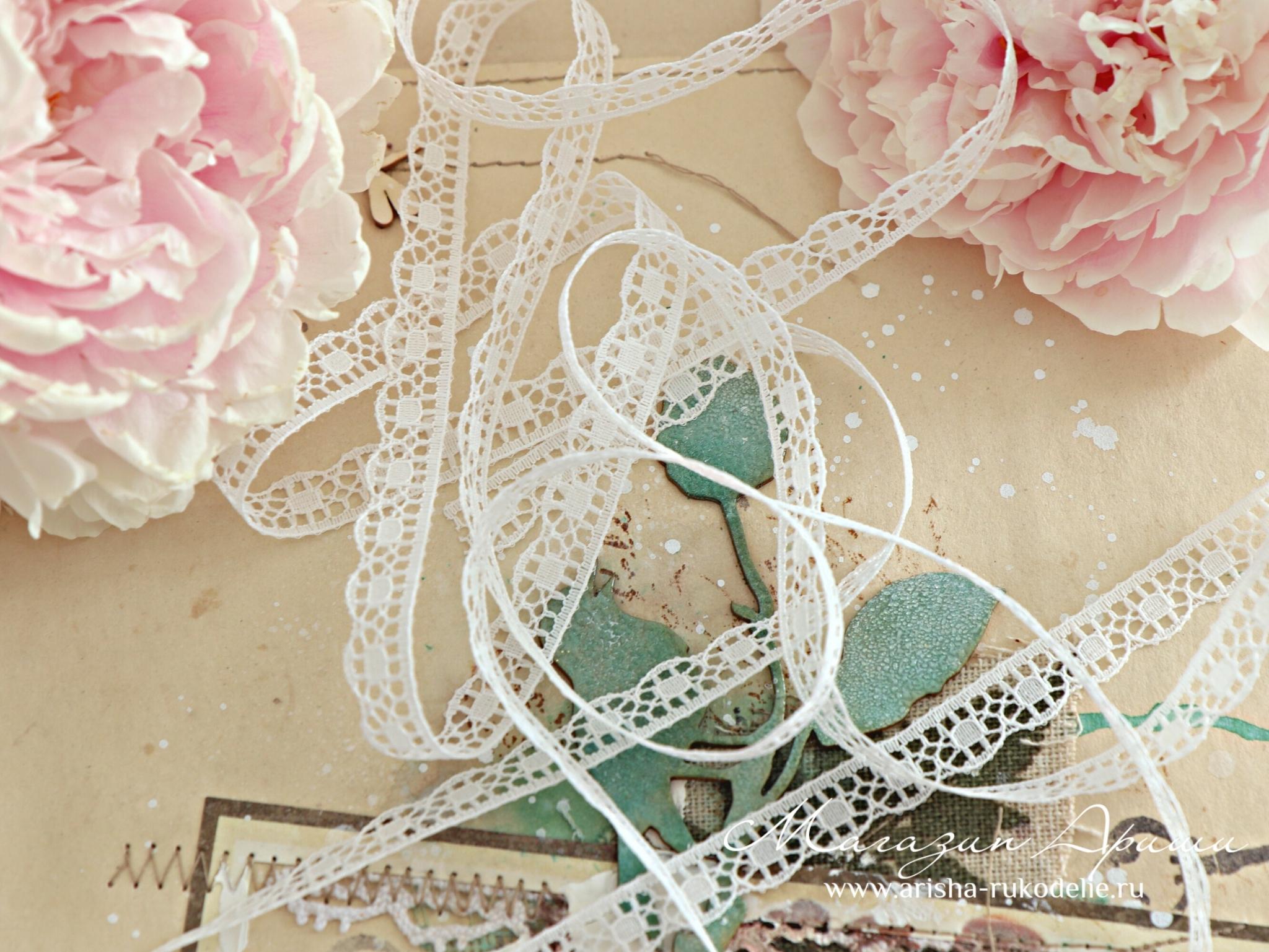картинка Кружево нейлон арт. 23203. Тонкое, мягкое кружево от магазина Ариши Рукодельные нежности