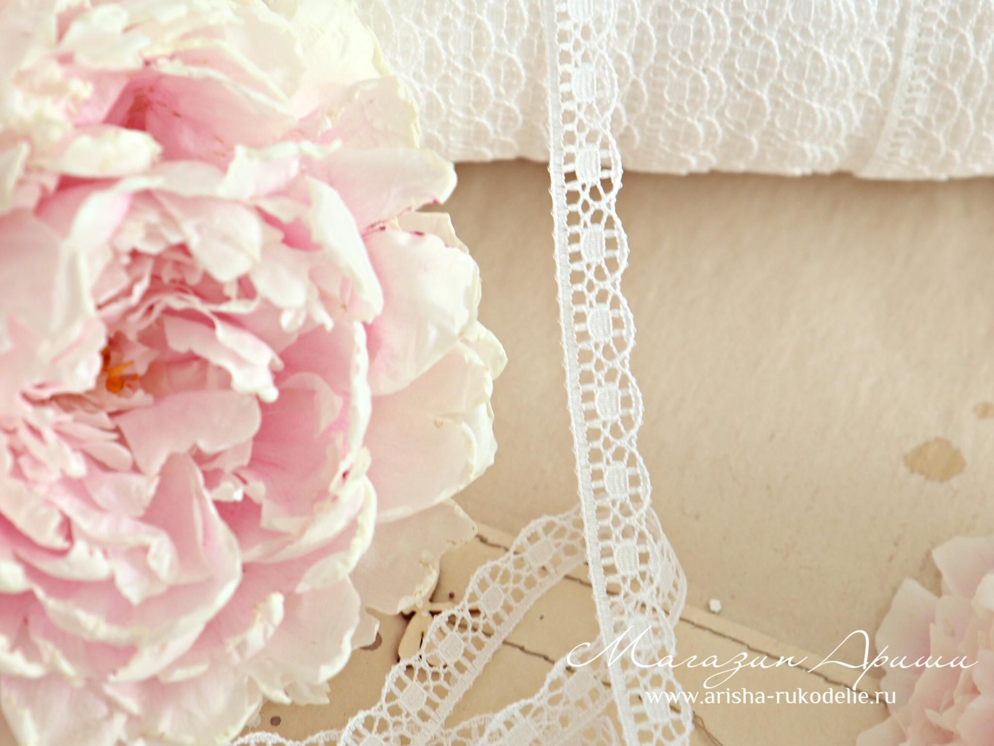 картинка Кружево нейлон арт. 23203. Тонкое, мягкое кружево от магазина Ариши Рукодельные нежности