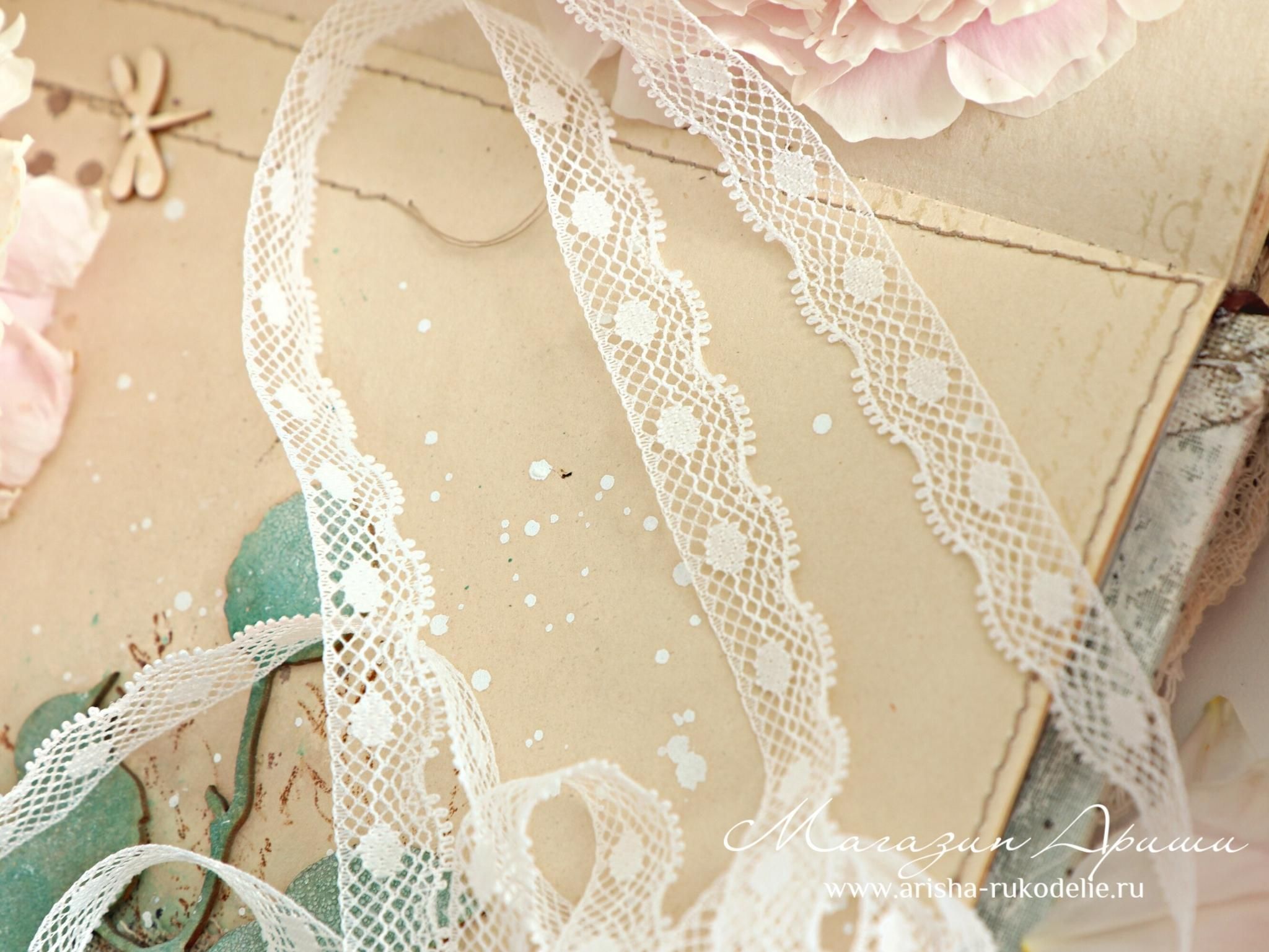 картинка Кружево нейлон арт. 23214. Тонкое, мягкое кружево  от магазина Ариши Рукодельные нежности