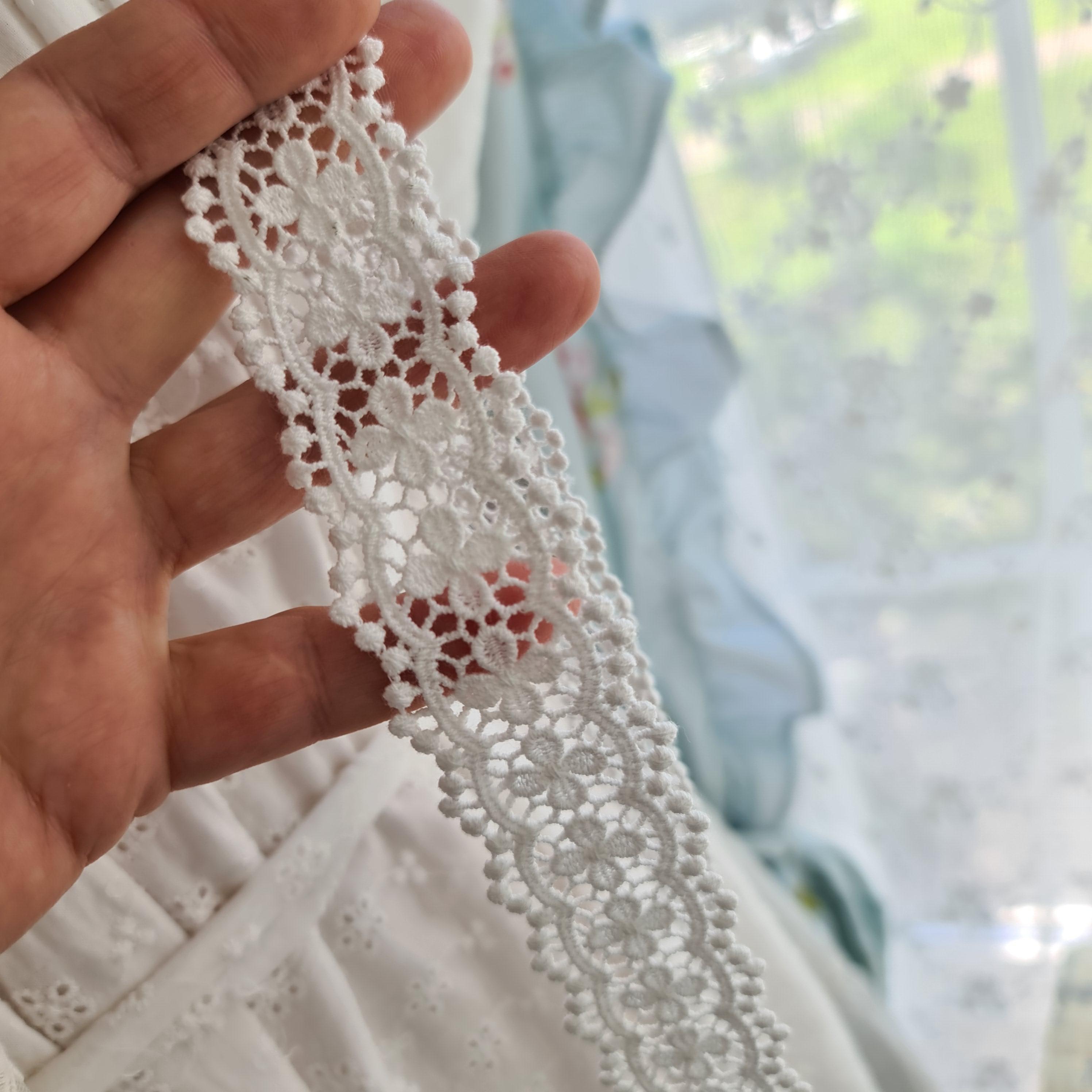 картинка Кружево 1041 . Кружево хлопковое. Цена за 1 метр от магазина Ариши Рукодельные нежности