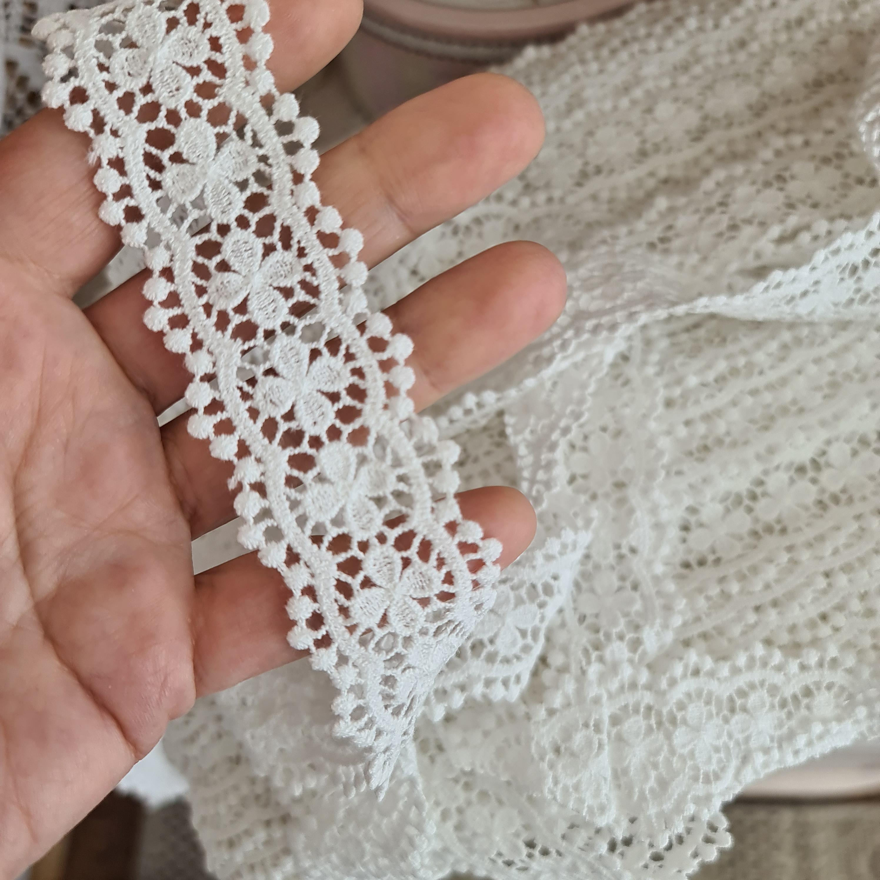 картинка Кружево 1041 . Кружево хлопковое. Цена за 1 метр от магазина Ариши Рукодельные нежности