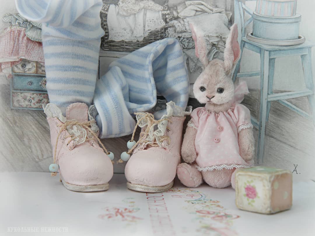 Детальное фото материалов для создания кукол - магазин Кукольные нежности