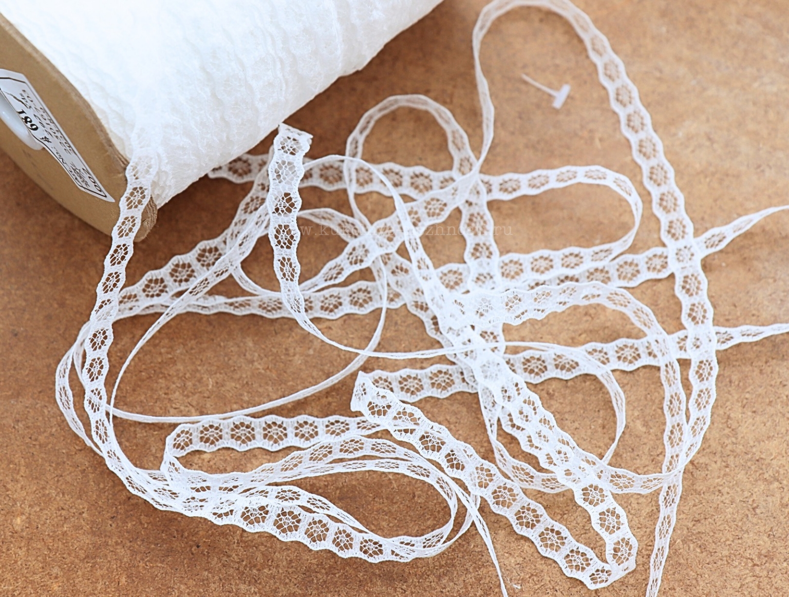 картинка Кружево нейлон арт. 23219. Тонкое, мягкое кружево  от магазина Ариши Рукодельные нежности