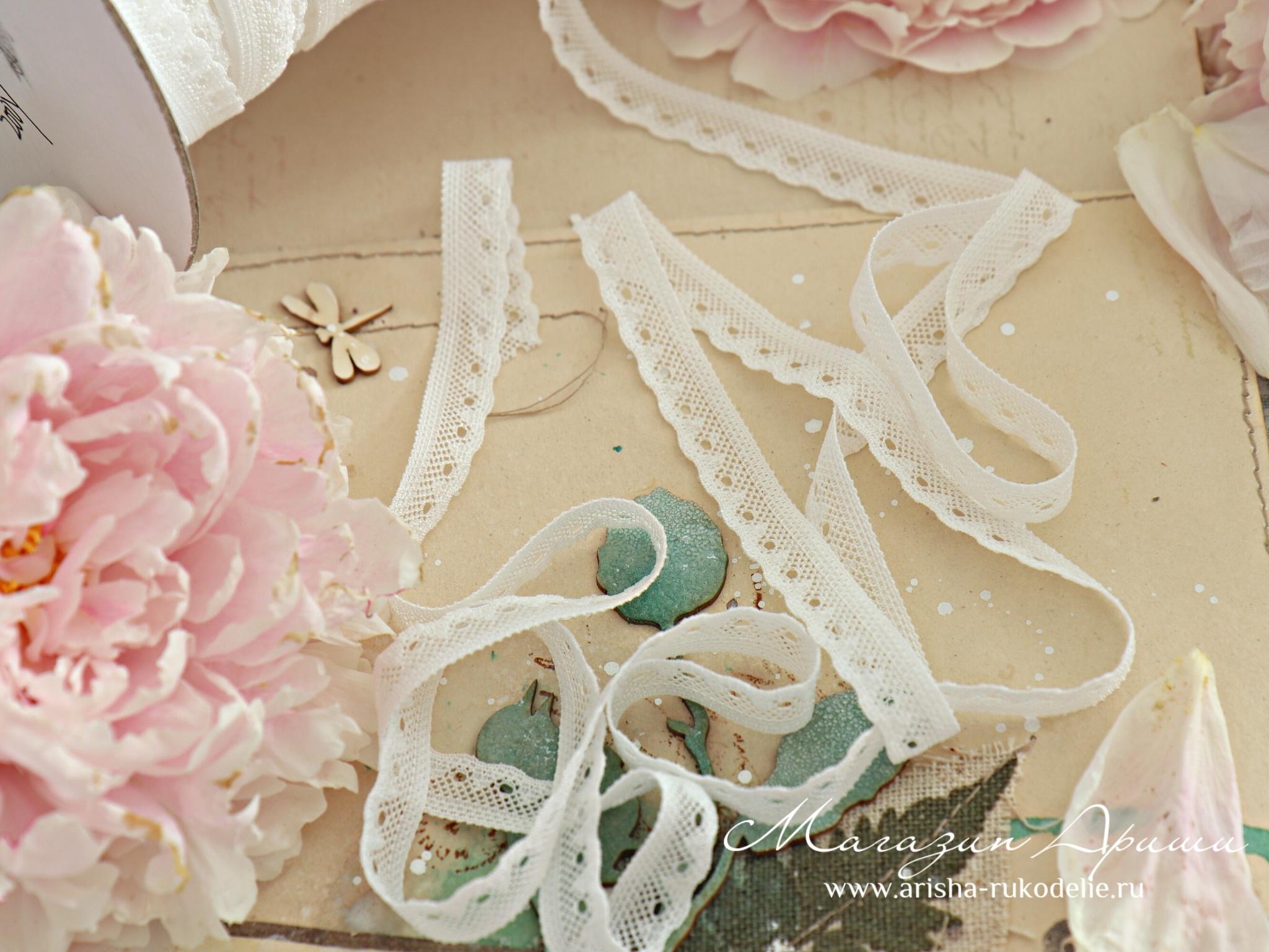 картинка Кружево нейлон арт. 23218. Тонкое, мягкое кружево. Стрейч от магазина Ариши Рукодельные нежности