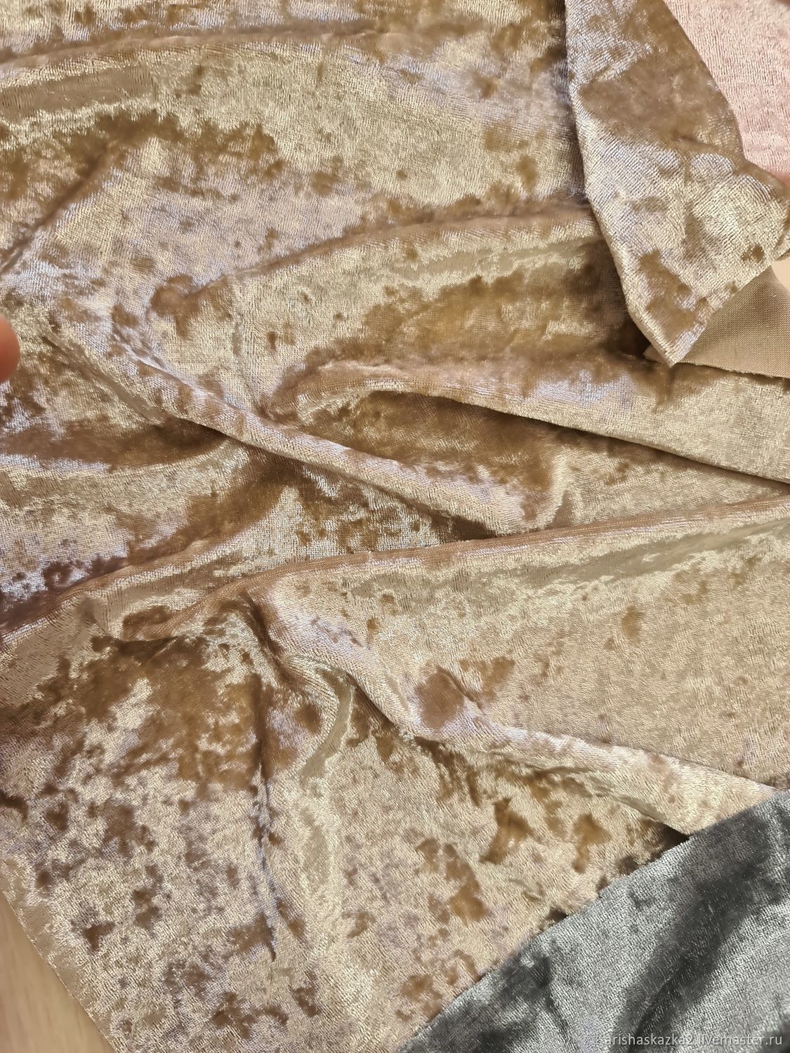 картинка Бархат Мраморный Какао.  от магазина Ариши Рукодельные нежности