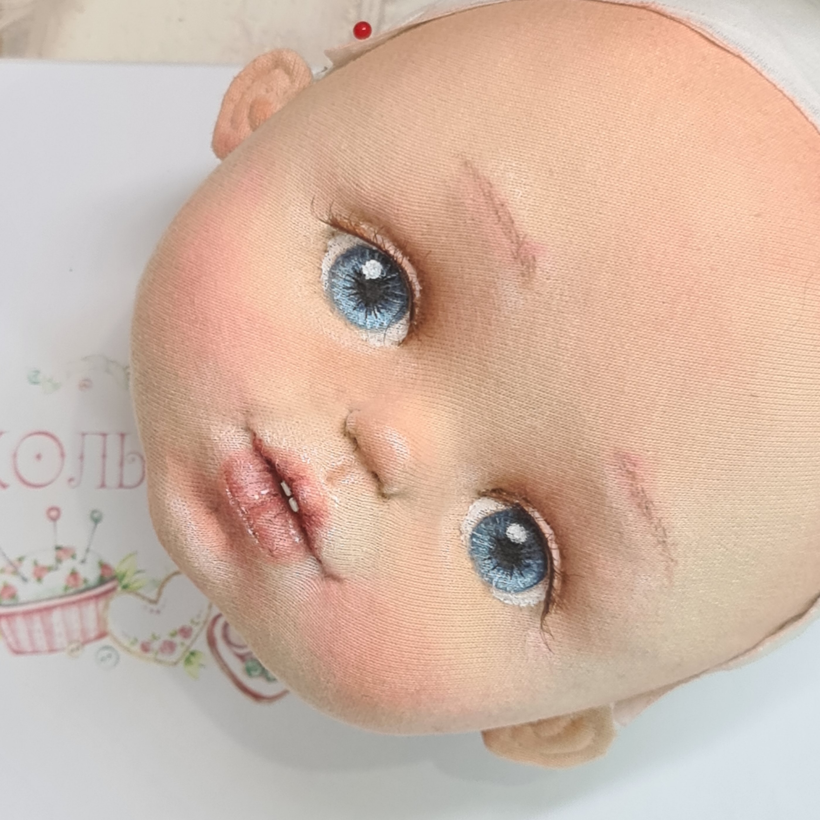 фото  Видео-курс : Голова. Куклы в рюшах школа кукол Ариши