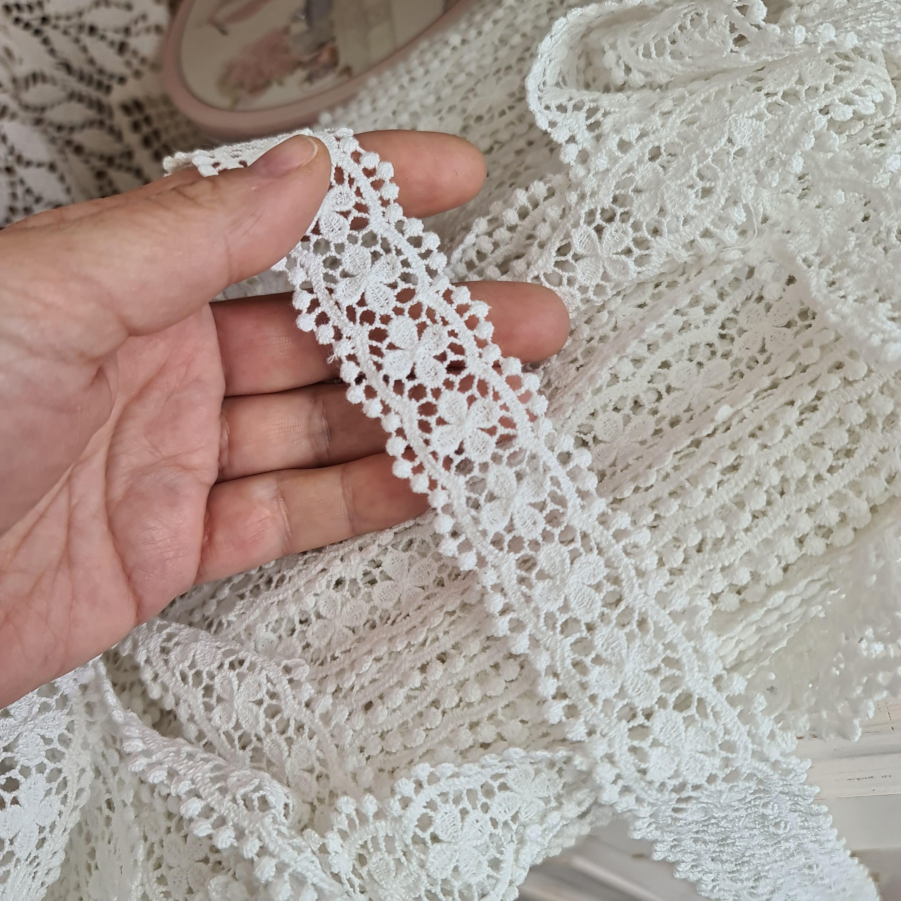 картинка Кружево 1041 . Кружево хлопковое. Цена за 1 метр от магазина Ариши Рукодельные нежности