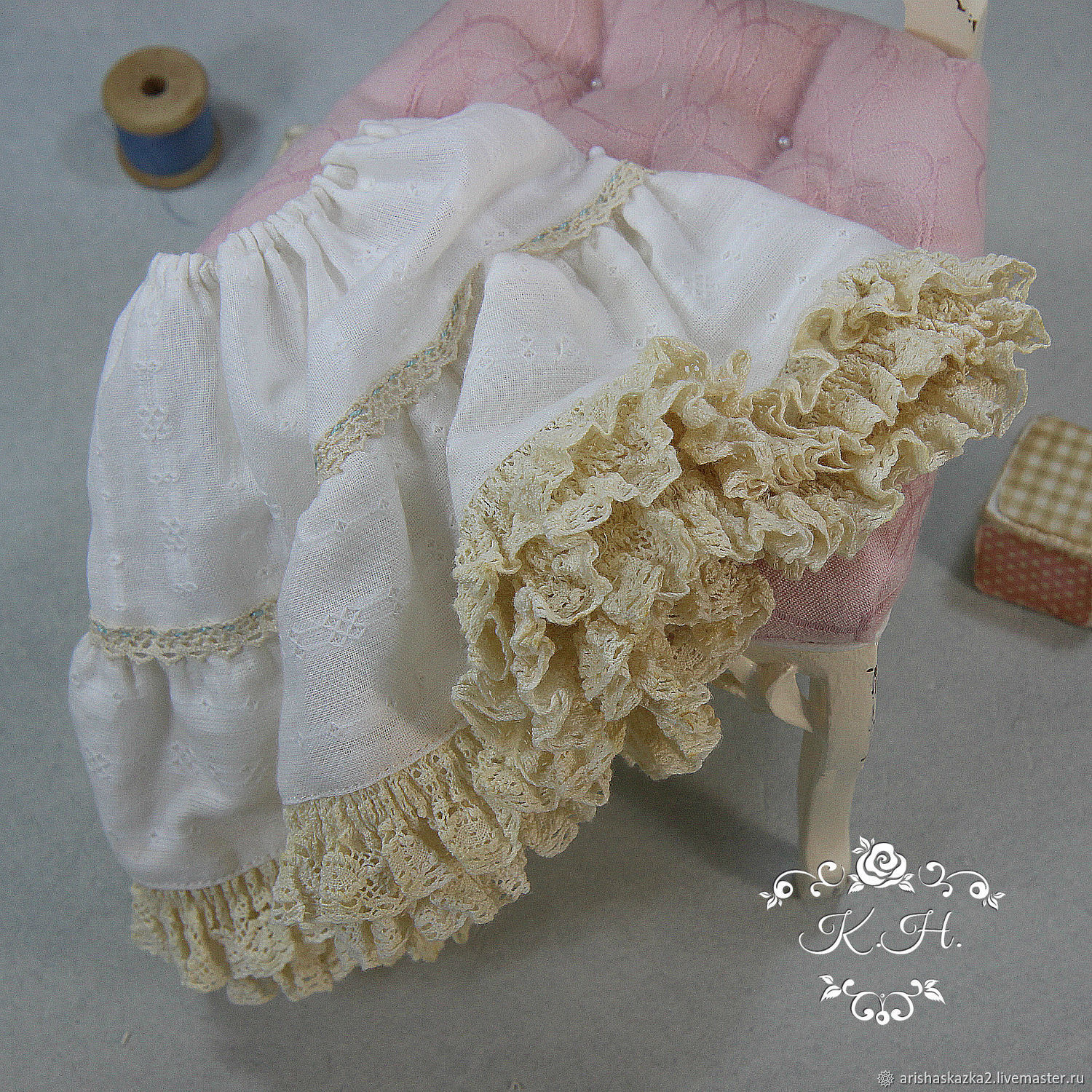 картинка Кружево хлопок 3 см от магазина Ариши Рукодельные нежности